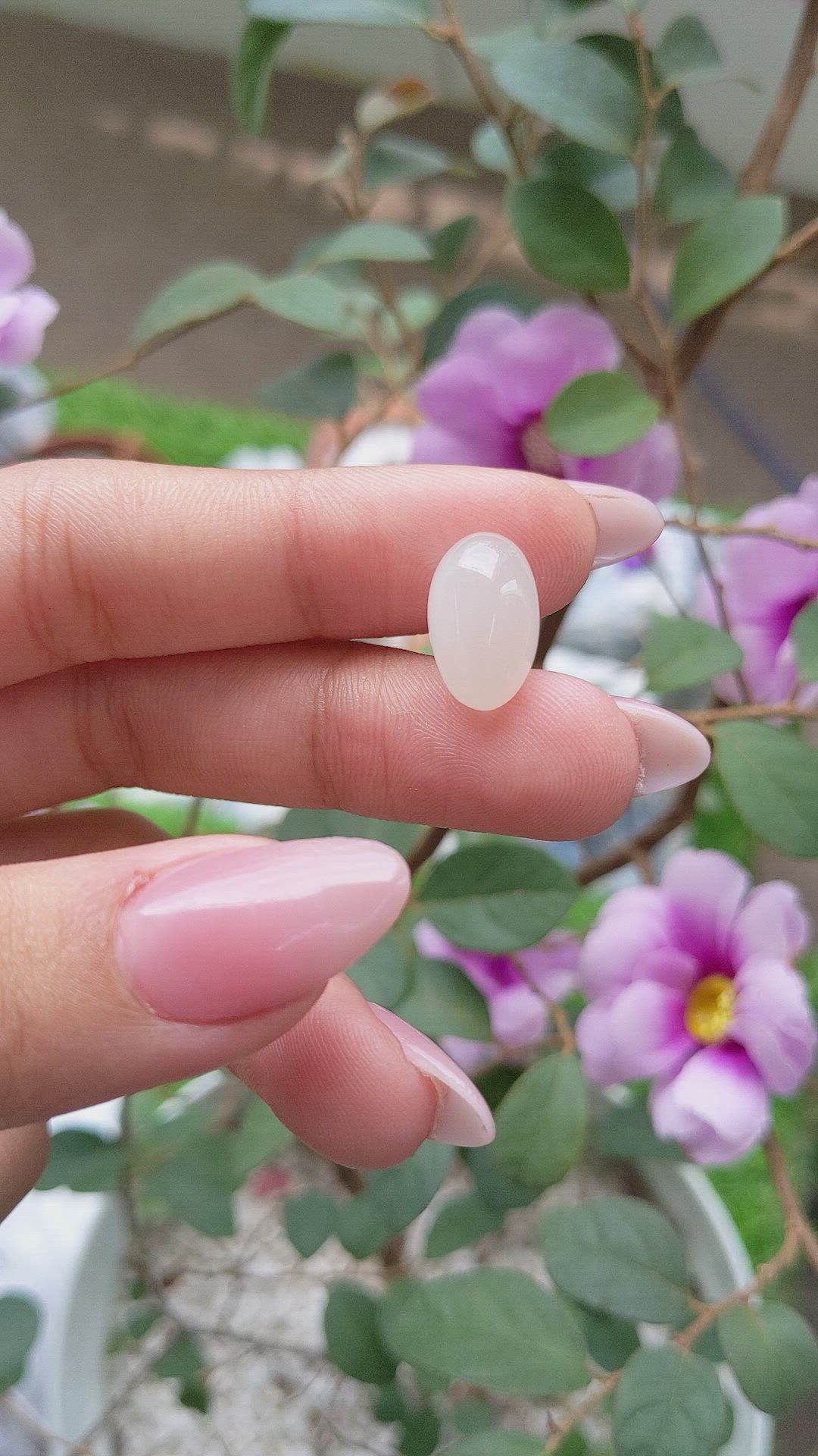 8.92 Ct. Cabochon Moonstone from Ceylon (Sri Lanka) Size Video