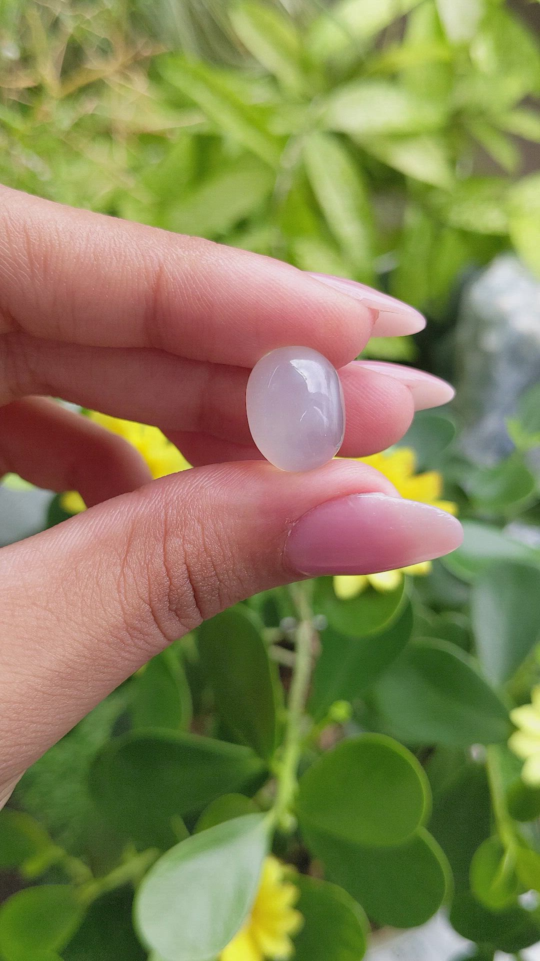 11.23 Ct. Cabochon Moonstone from Ceylon (Sri Lanka) Size Video