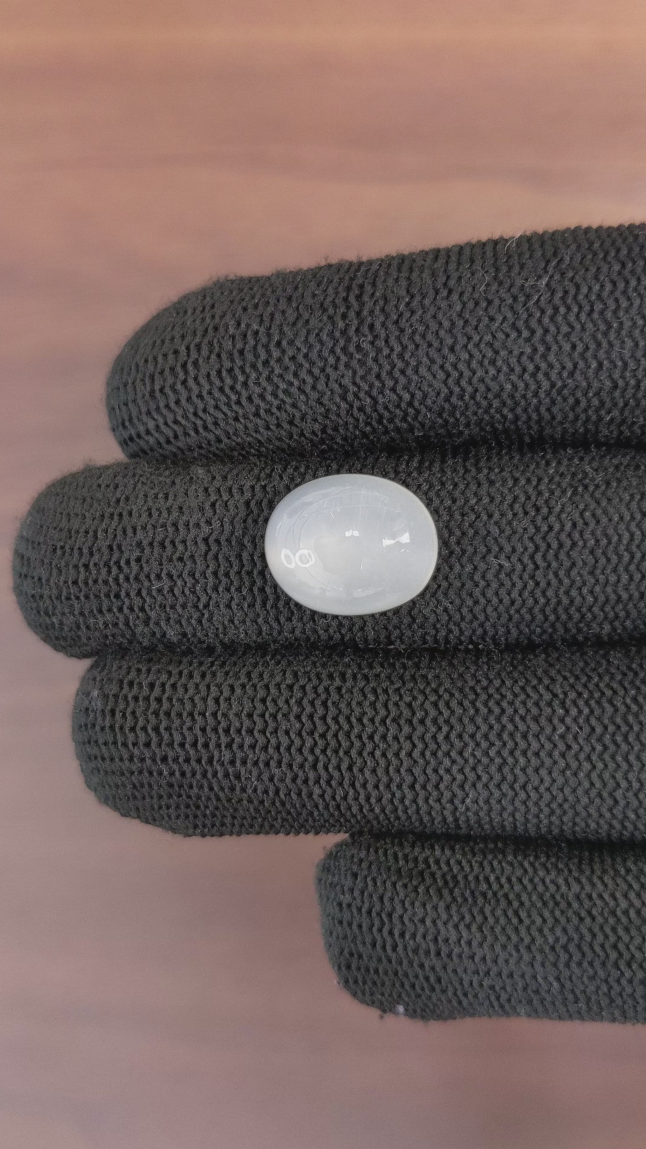 8.85 Ct. Cabochon Moonstone from Ceylon (Sri Lanka) Size Video