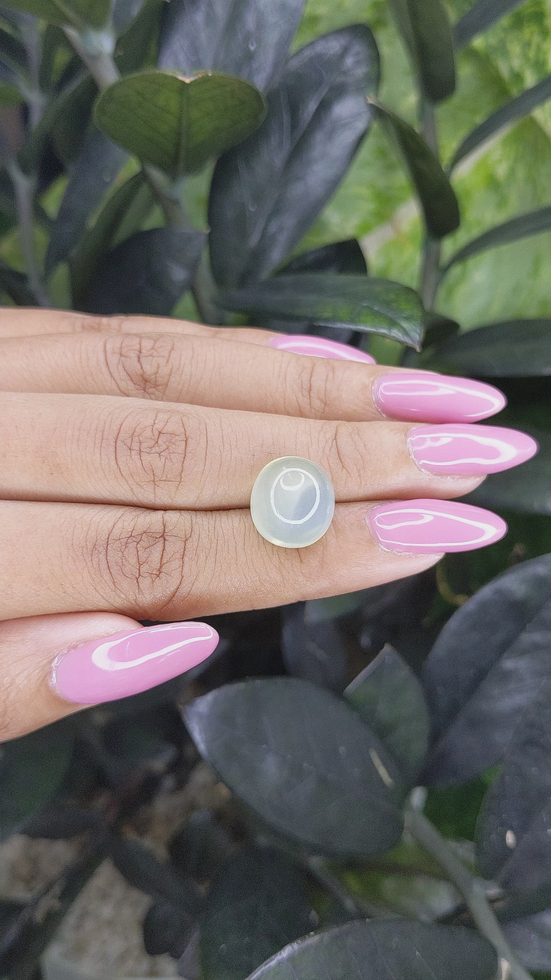 11.48 Ct. Cabochon Moonstone from Ceylon (Sri Lanka) Size Video