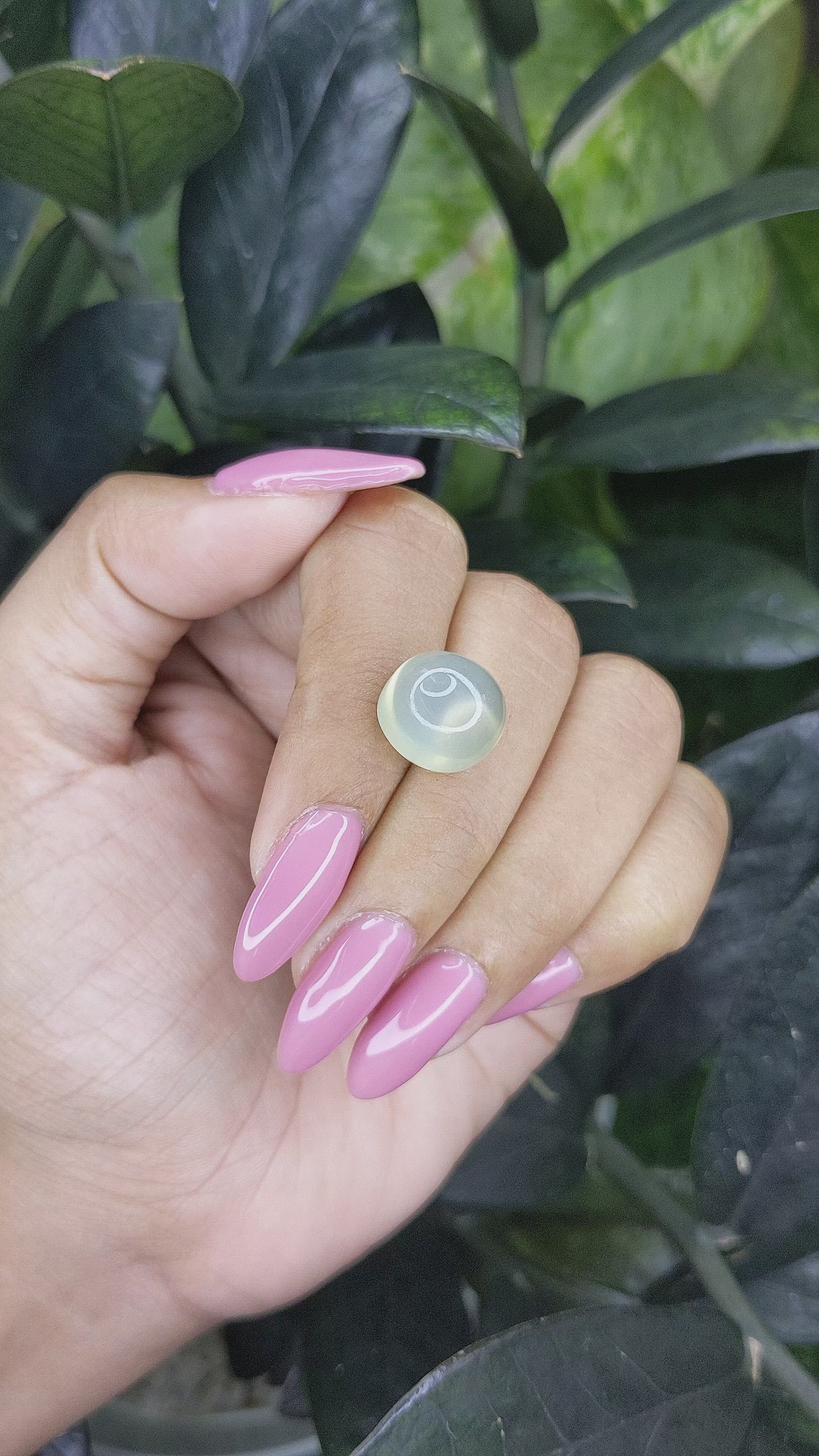 11.48 Ct. Cabochon Moonstone from Ceylon (Sri Lanka) Size Video