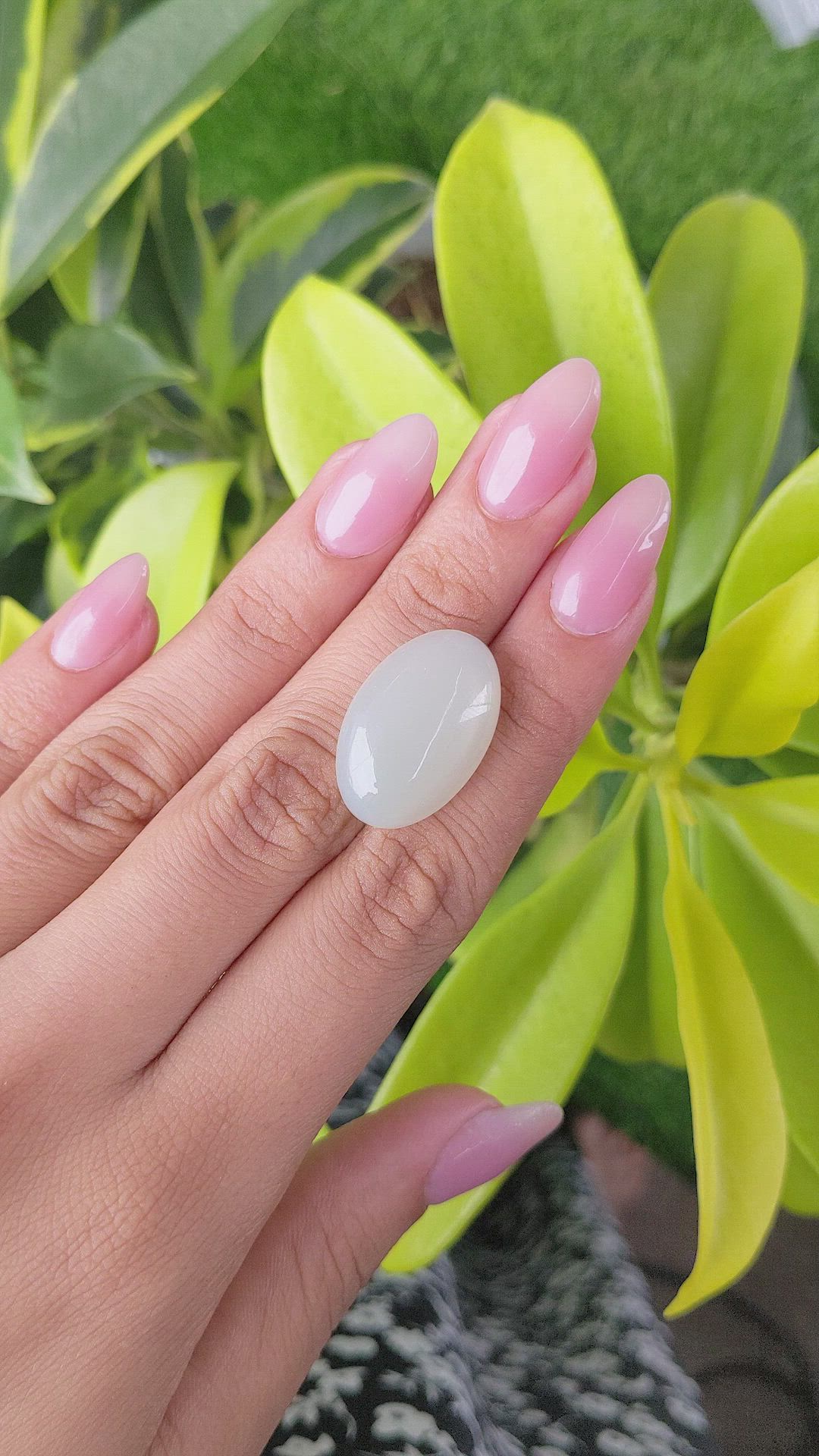 21.23 Ct. Cabochon Moonstone from Ceylon (Sri Lanka) Size Video