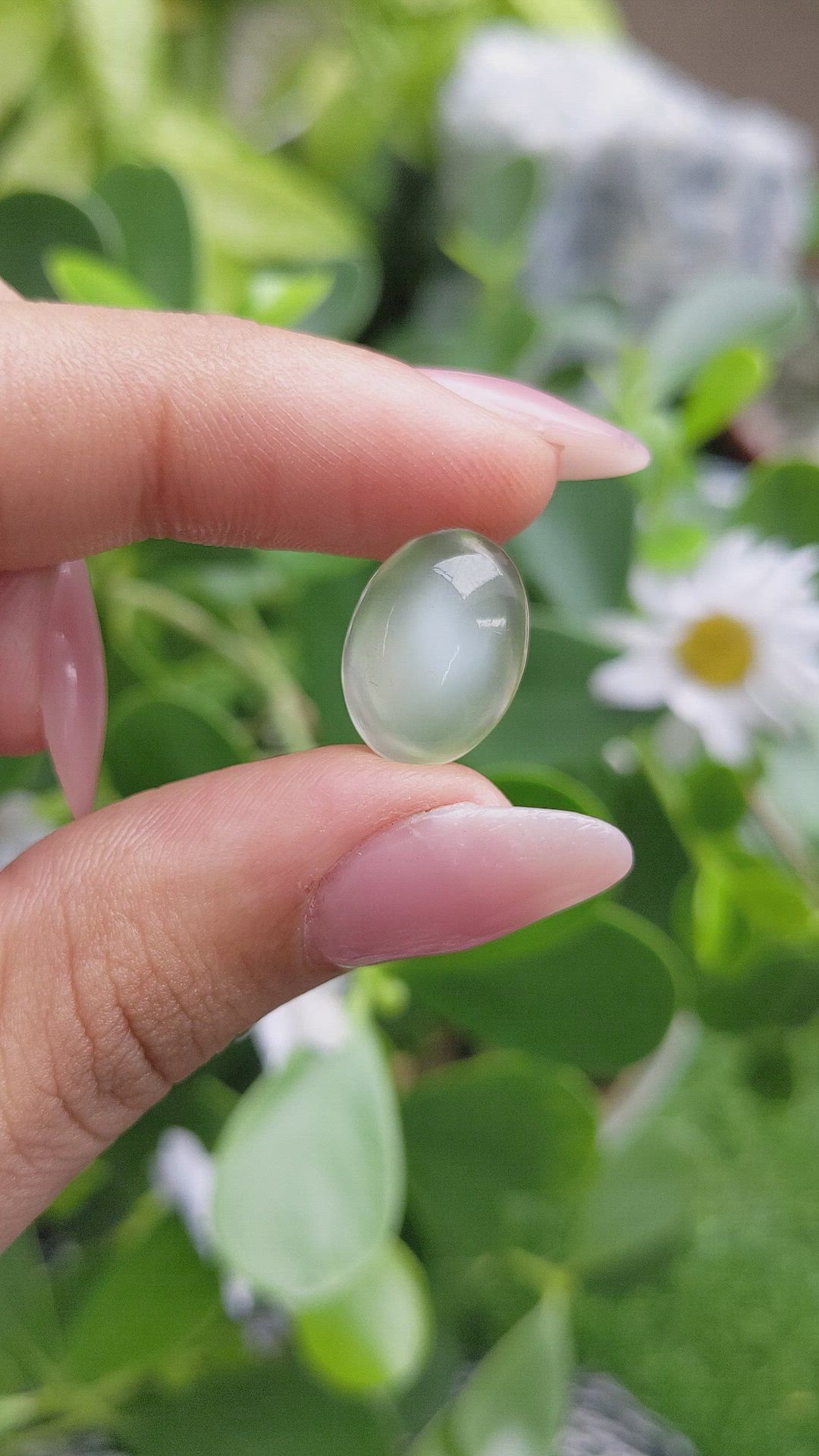 7.83 Ct. Cabochon Moonstone from Ceylon (Sri Lanka) Size Video