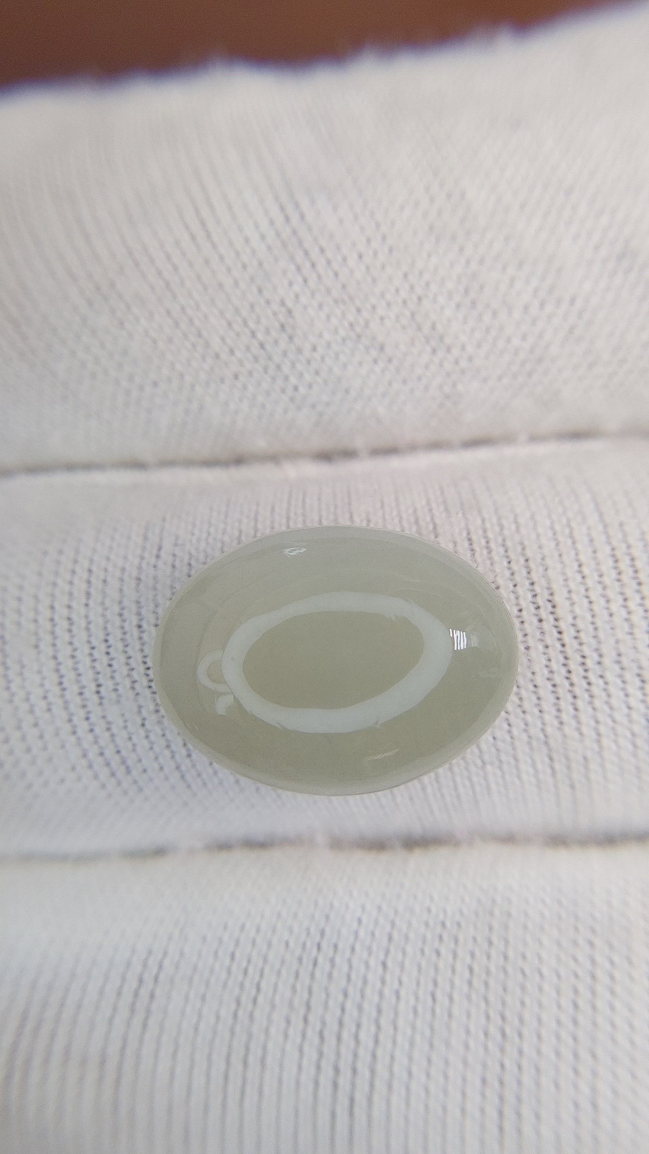 7.37 Ct. Cabochon Moonstone from Ceylon (Sri Lanka) Size Video