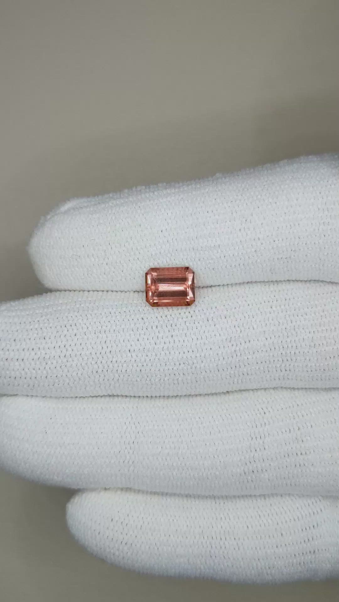 1.56 Ct. Tourmaline from Mozambique Size Video