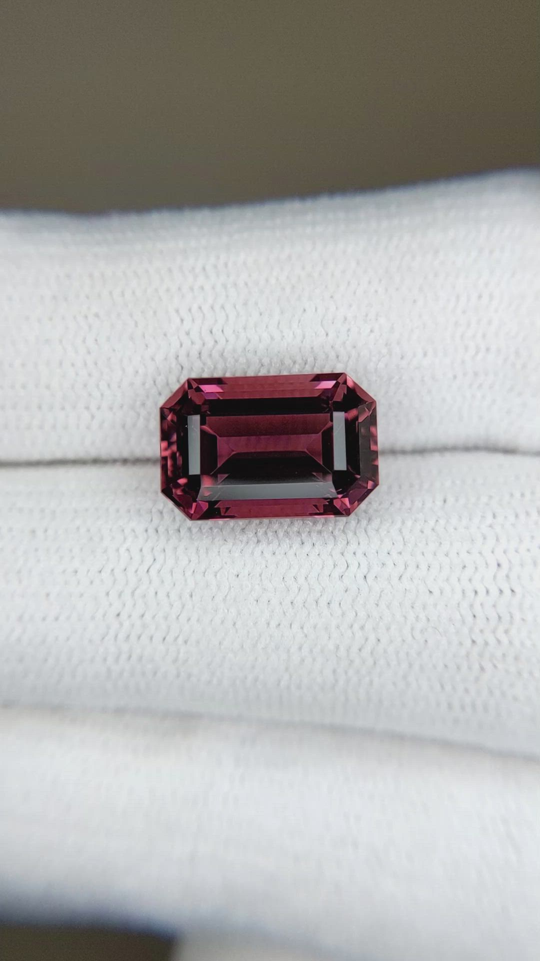 4.71 Ct. Rubellite Tourmaline from Mozambique Size Video
