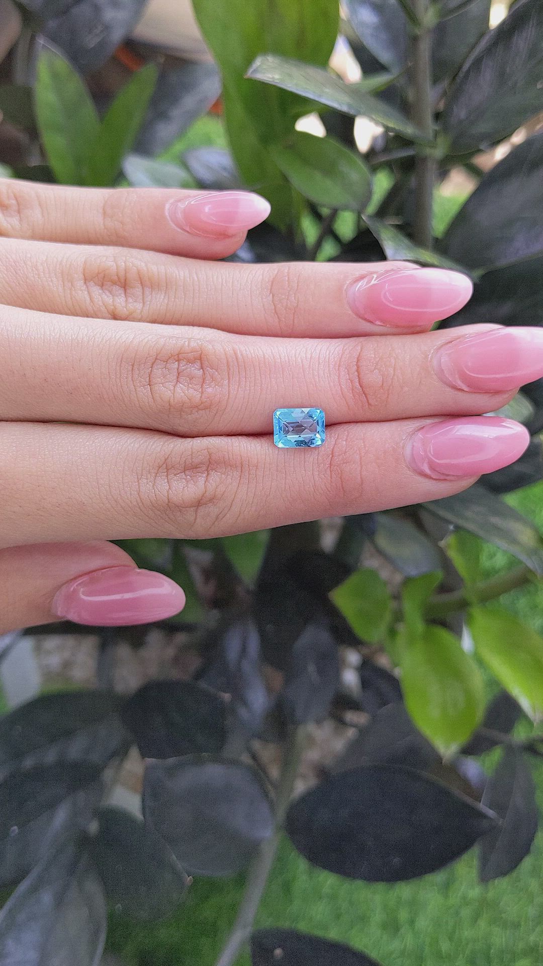 2.14 Ct. Topaz from Ceylon (Sri Lanka) Size Video