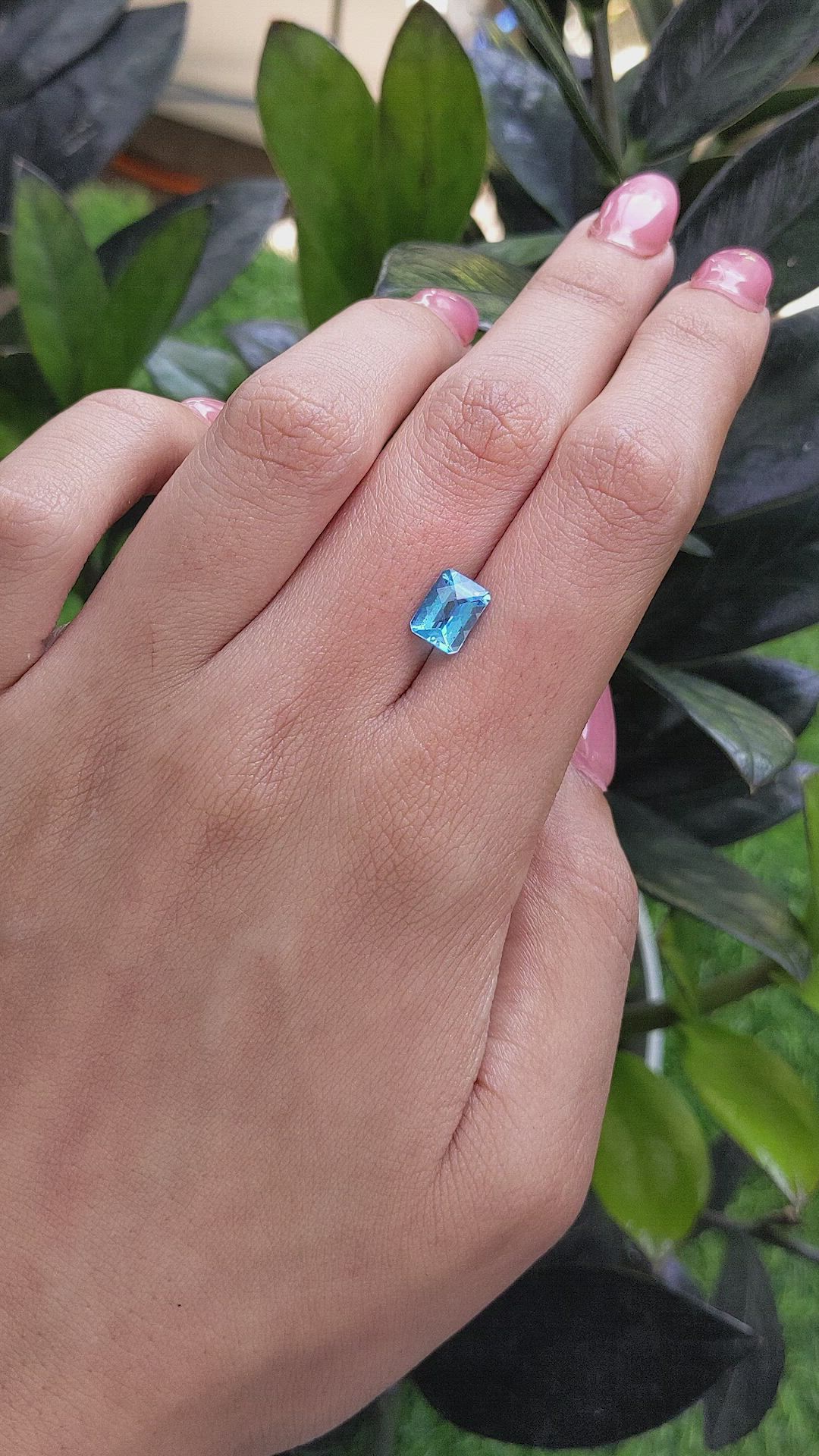 2.13 Ct. Topaz from Ceylon (Sri Lanka) Size Video