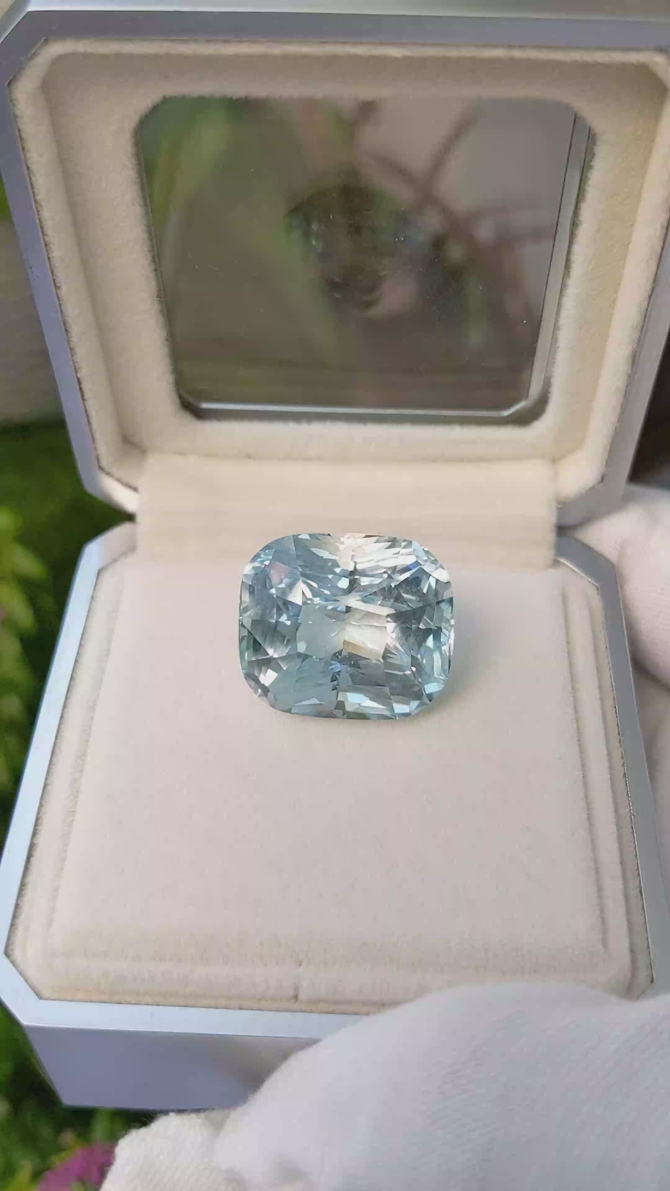 48.68 Ct. Aquamarine from Tanzania Size Video
