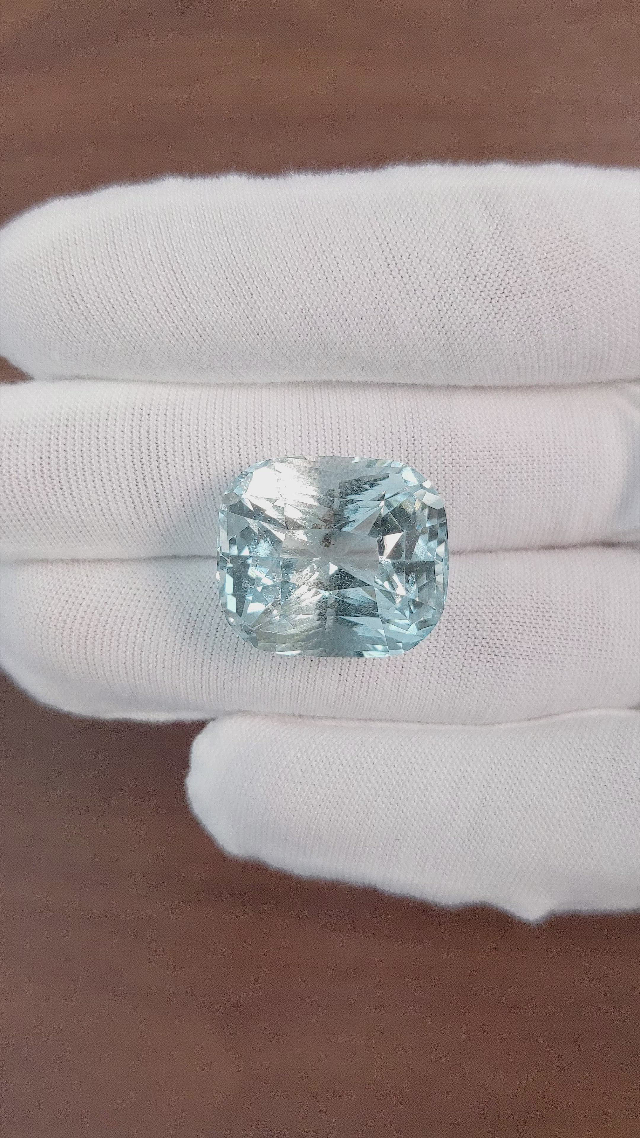 48.68 Ct. Aquamarine from Tanzania Size Video