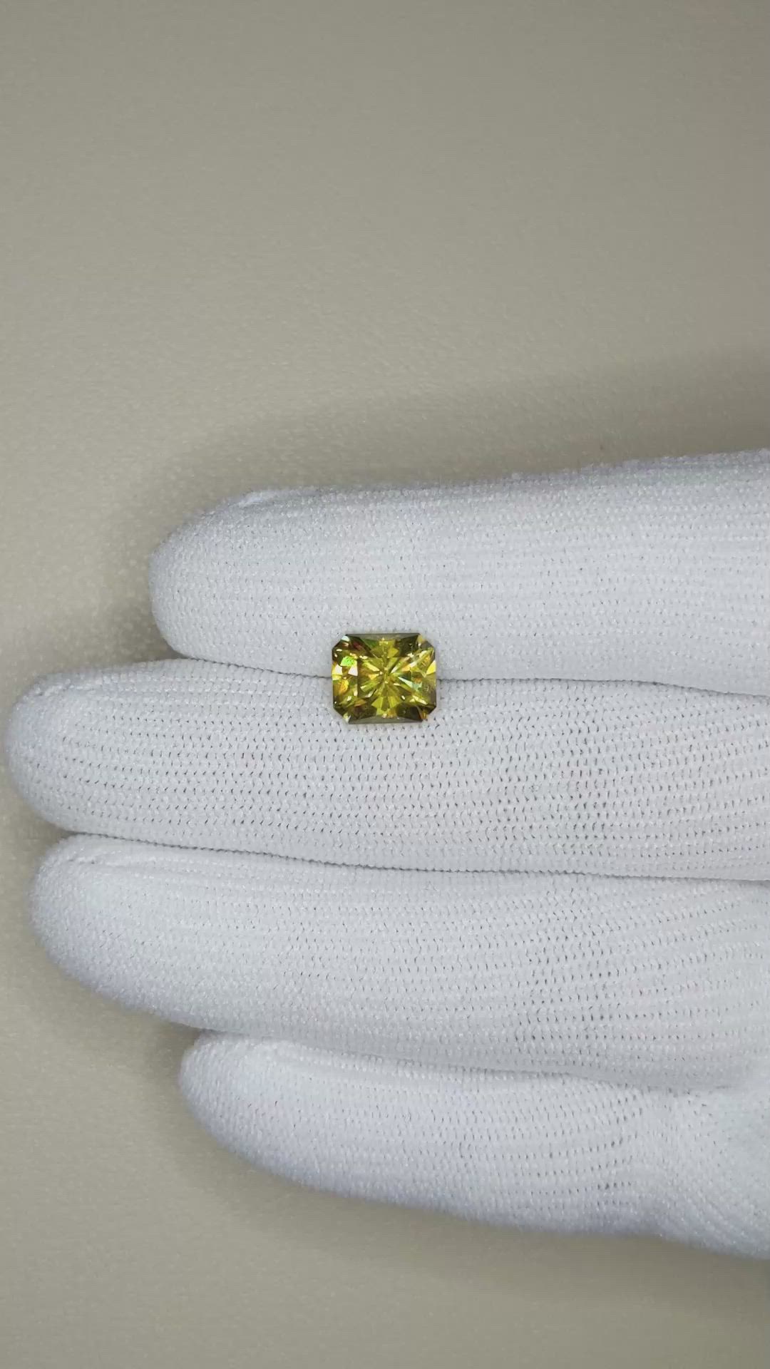 2.94 Ct. Sphene (Titanite) from Madagascar Size Video