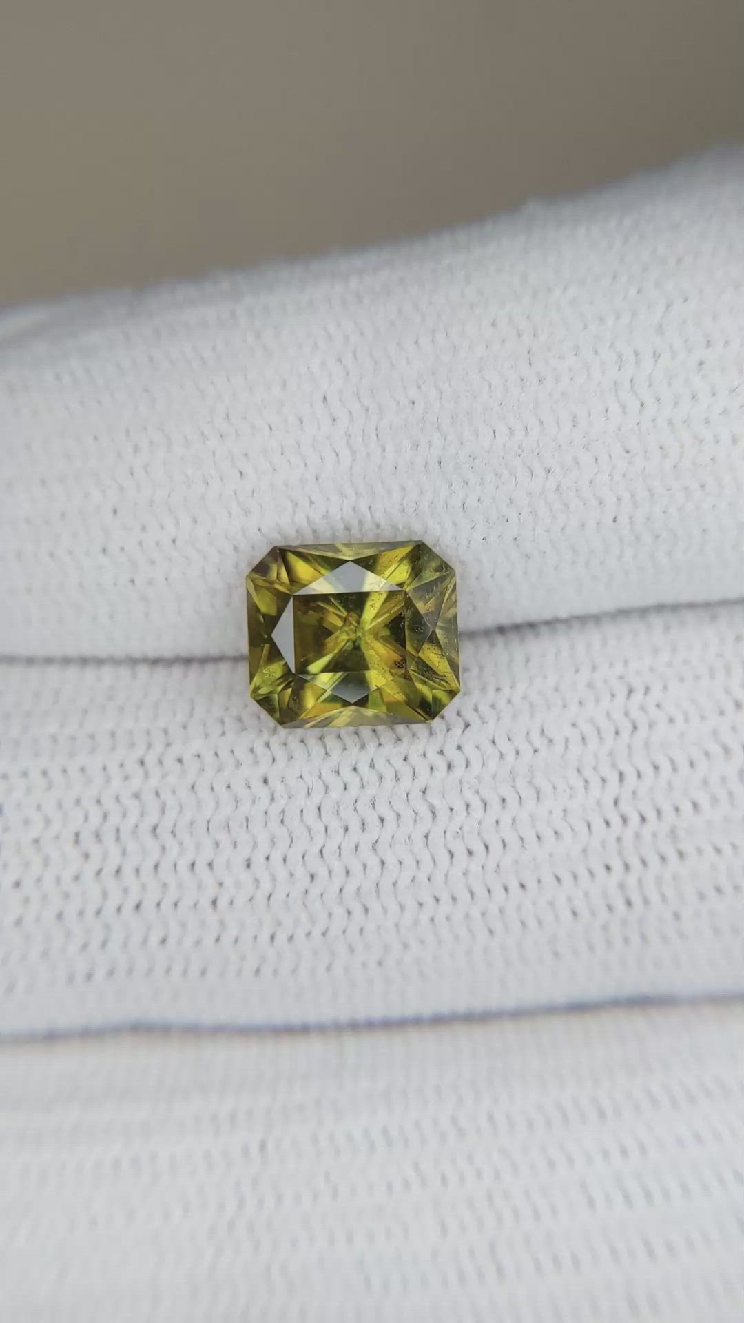 2.94 Ct. Sphene (Titanite) from Madagascar Size Video