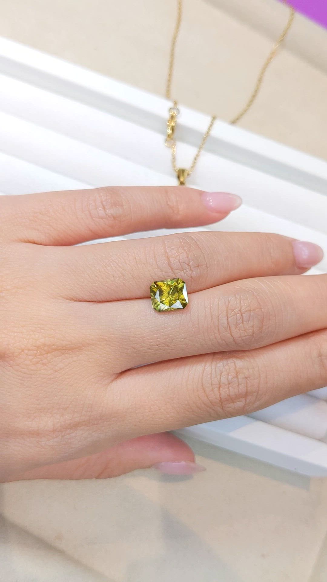 2.94 Ct. Sphene (Titanite) from Madagascar Size Video