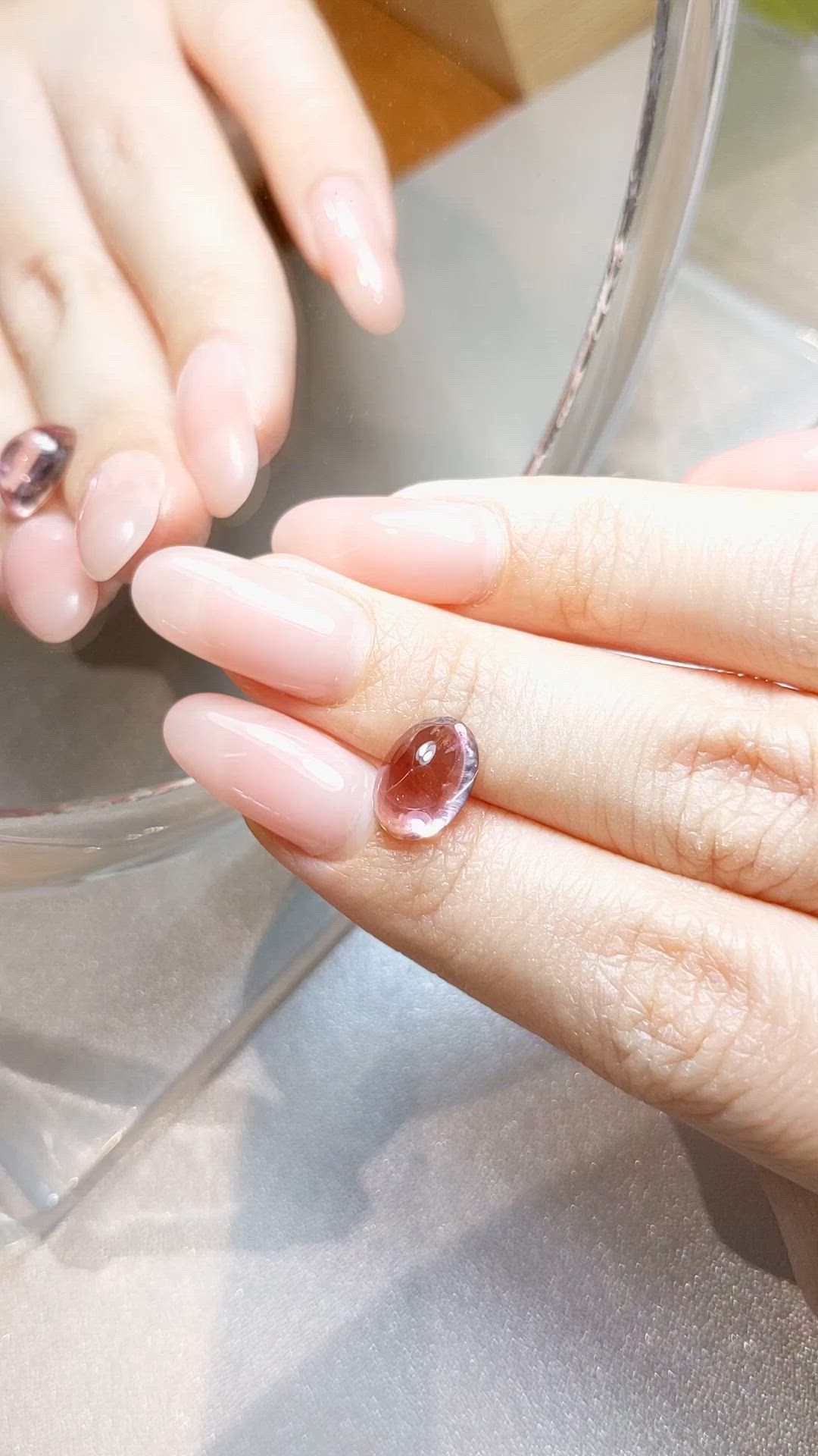 3.56 Ct. Cabochon Tourmaline from Mozambique Size Video