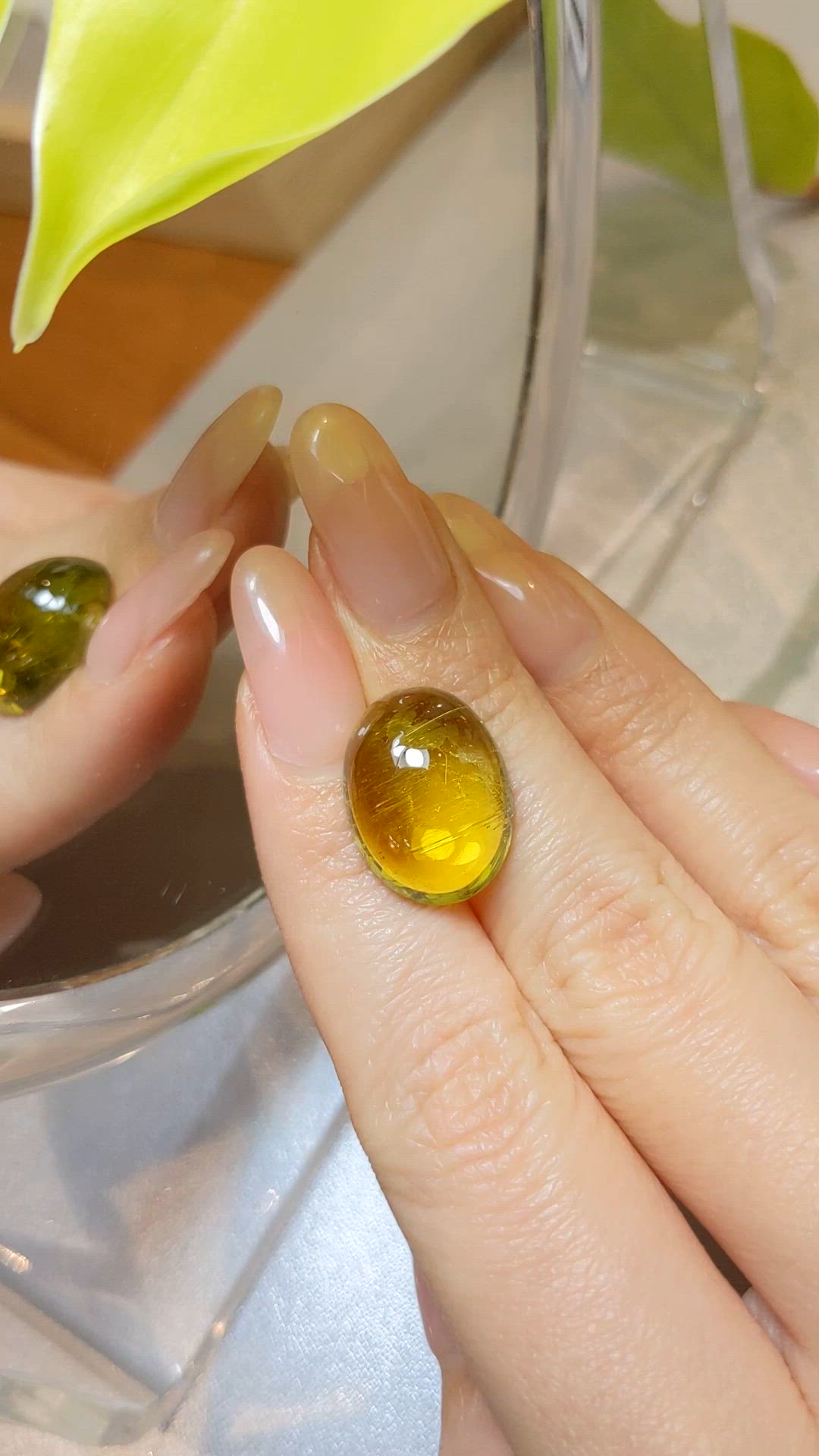 18.64 Ct. Cabochon Tourmaline from Mozambique Size Video