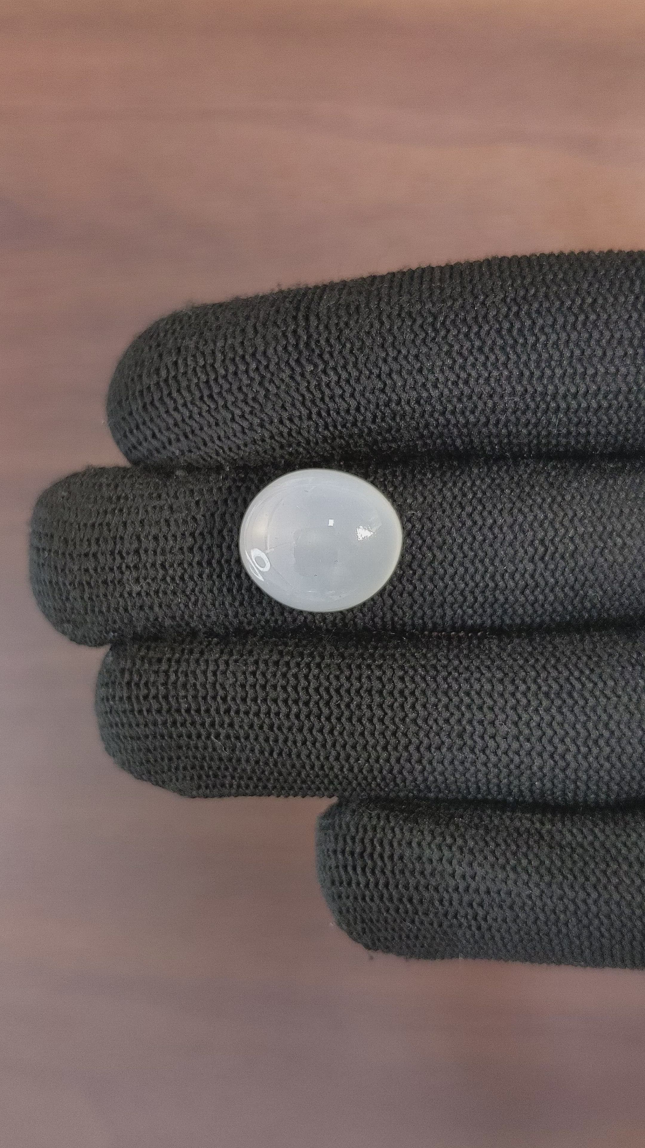 12.03 Ct. Cabochon Moonstone from Ceylon (Sri Lanka) Size Video