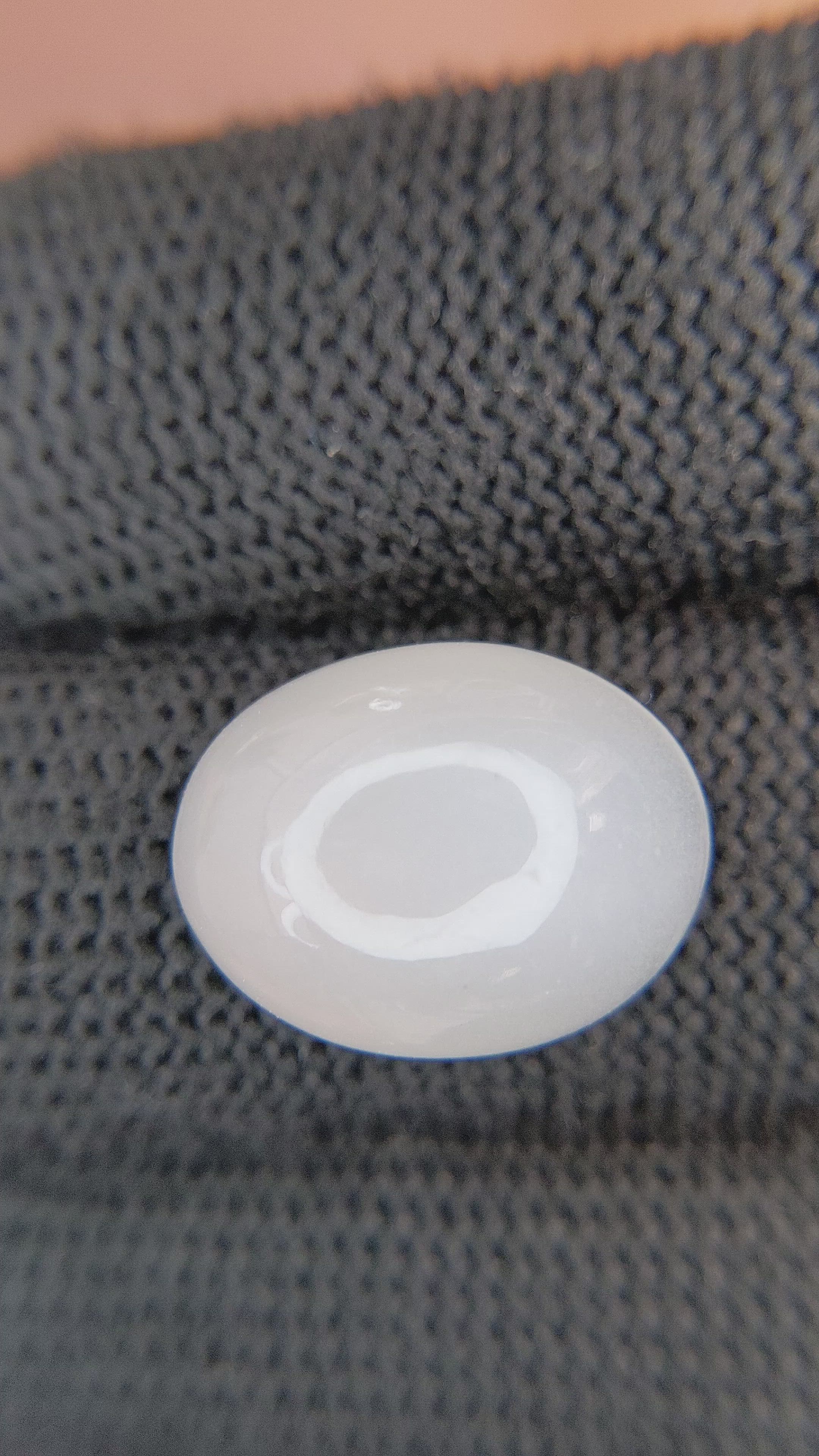 11.38 Ct. Cabochon Moonstone from Ceylon (Sri Lanka) Size Video