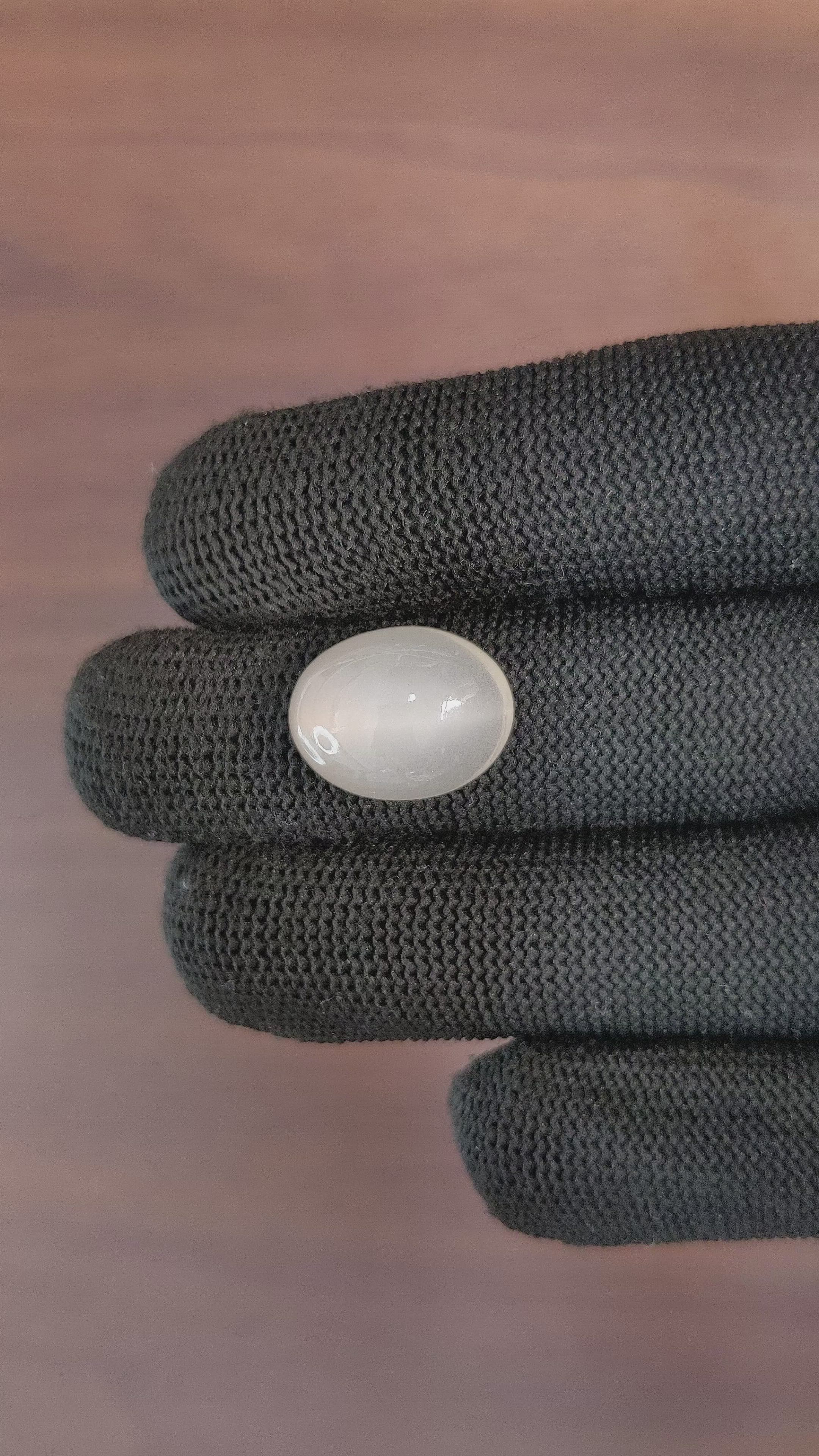 11.38 Ct. Cabochon Moonstone from Ceylon (Sri Lanka) Size Video