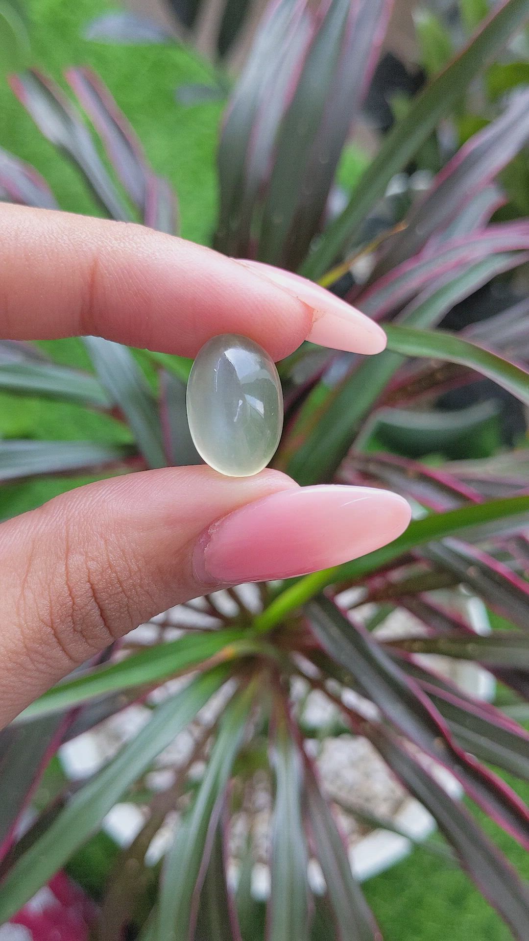 11.85 Ct. Cabochon Moonstone from Ceylon (Sri Lanka) Size Video
