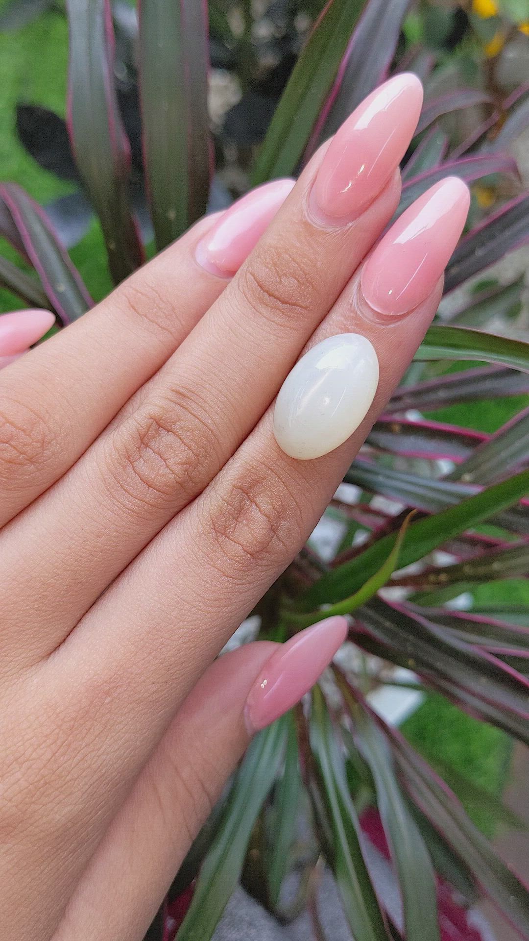 14.24 Ct. Cabochon Moonstone from Ceylon (Sri Lanka) Size Video