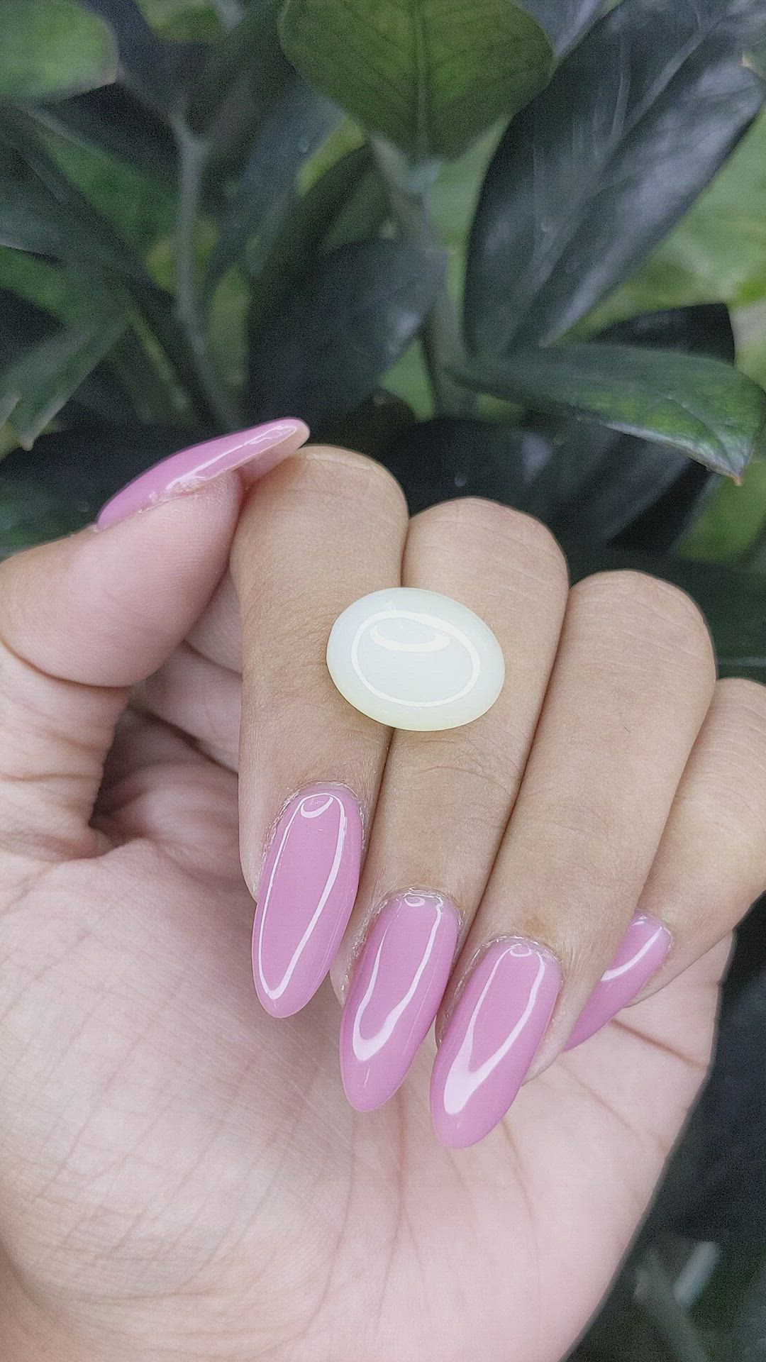 10.52 Ct. Cabochon Moonstone from Ceylon (Sri Lanka) Size Video