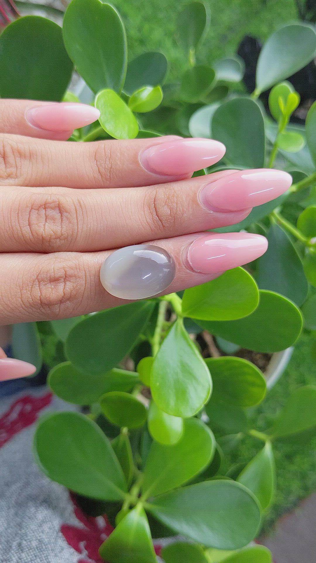 16.42 Ct. Cabochon Moonstone from Ceylon (Sri Lanka) Size Video