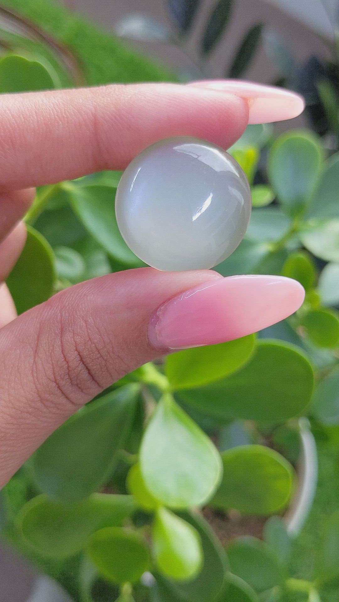 26.64 Ct. Cabochon Moonstone from Ceylon (Sri Lanka) Size Video