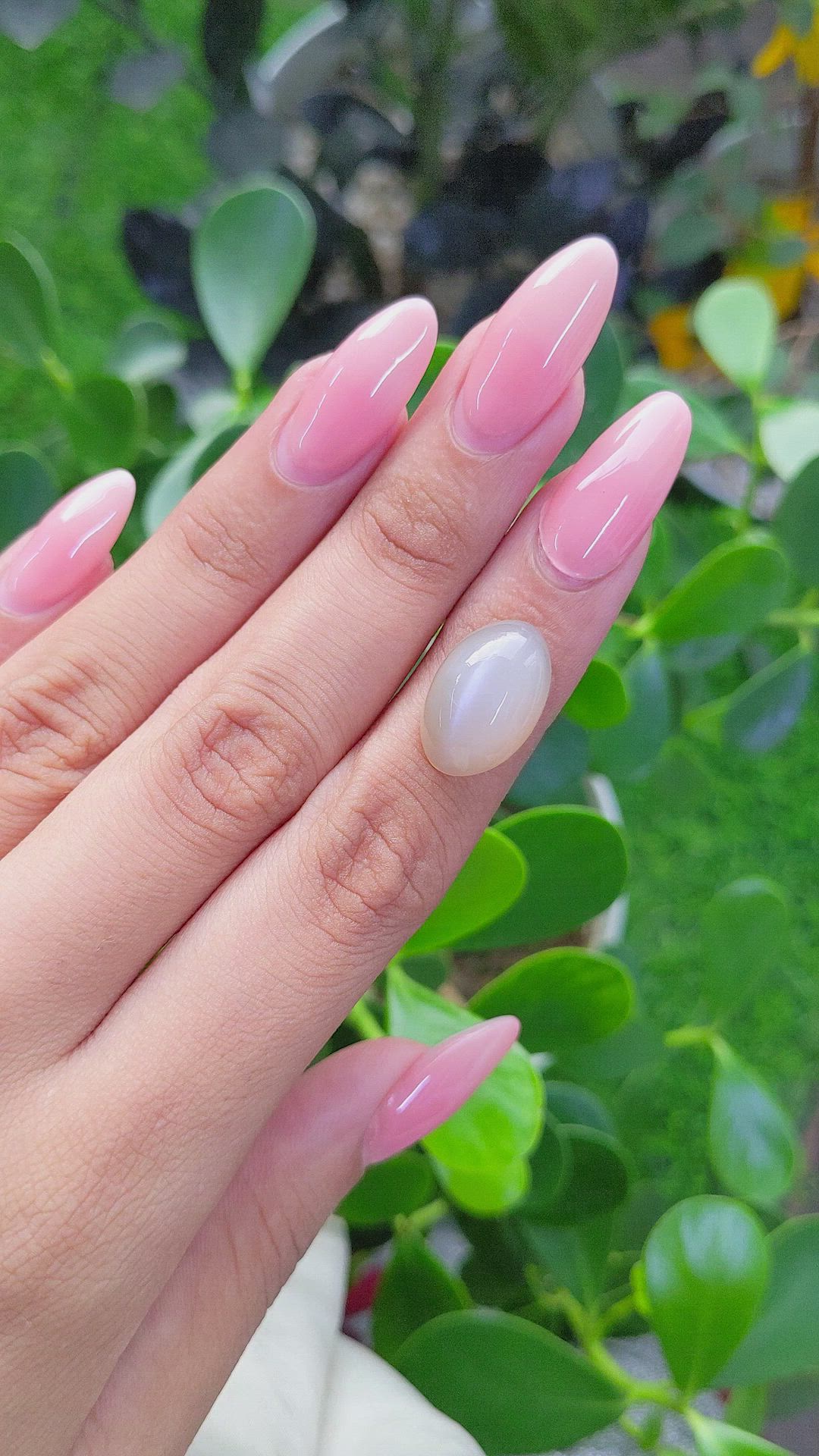 11.60 Ct. Cabochon Moonstone from Ceylon (Sri Lanka) Size Video