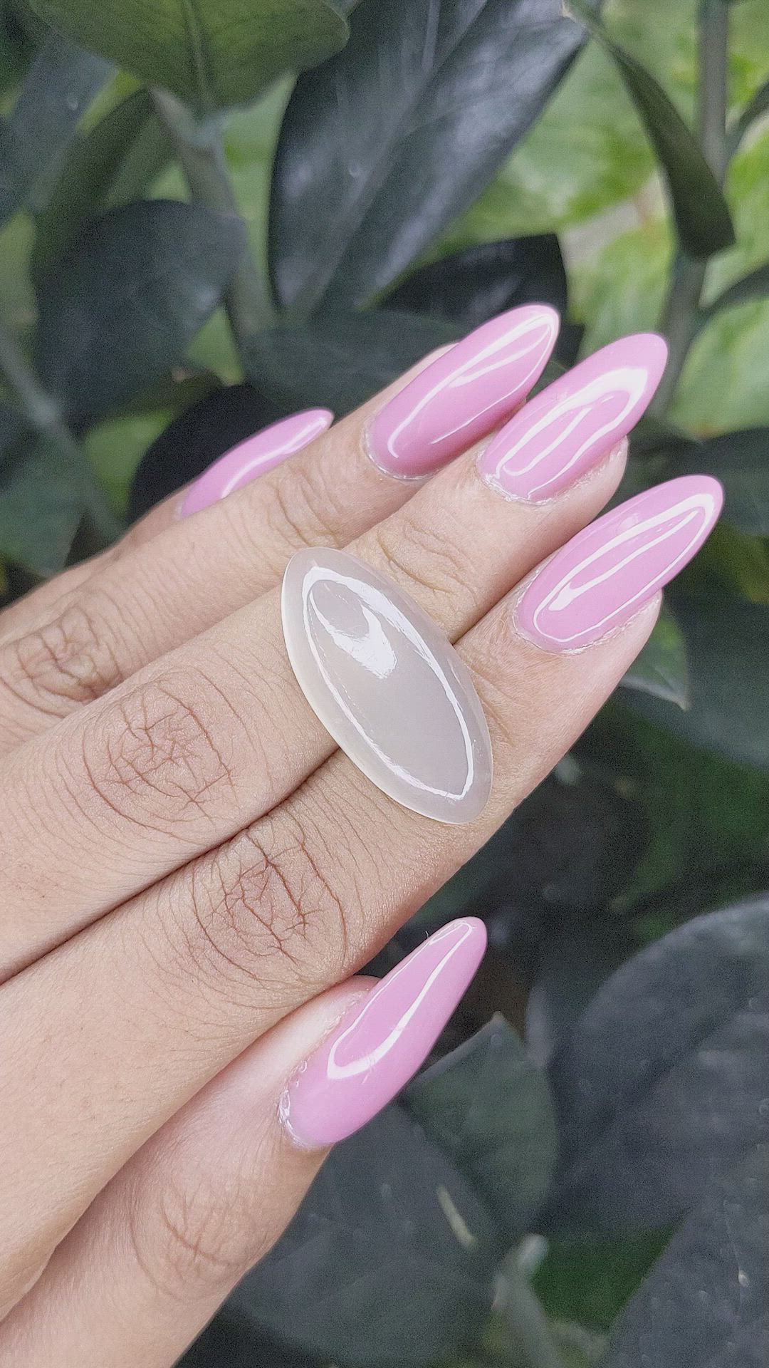 13.84 Ct. Cabochon Moonstone from Ceylon (Sri Lanka) Size Video
