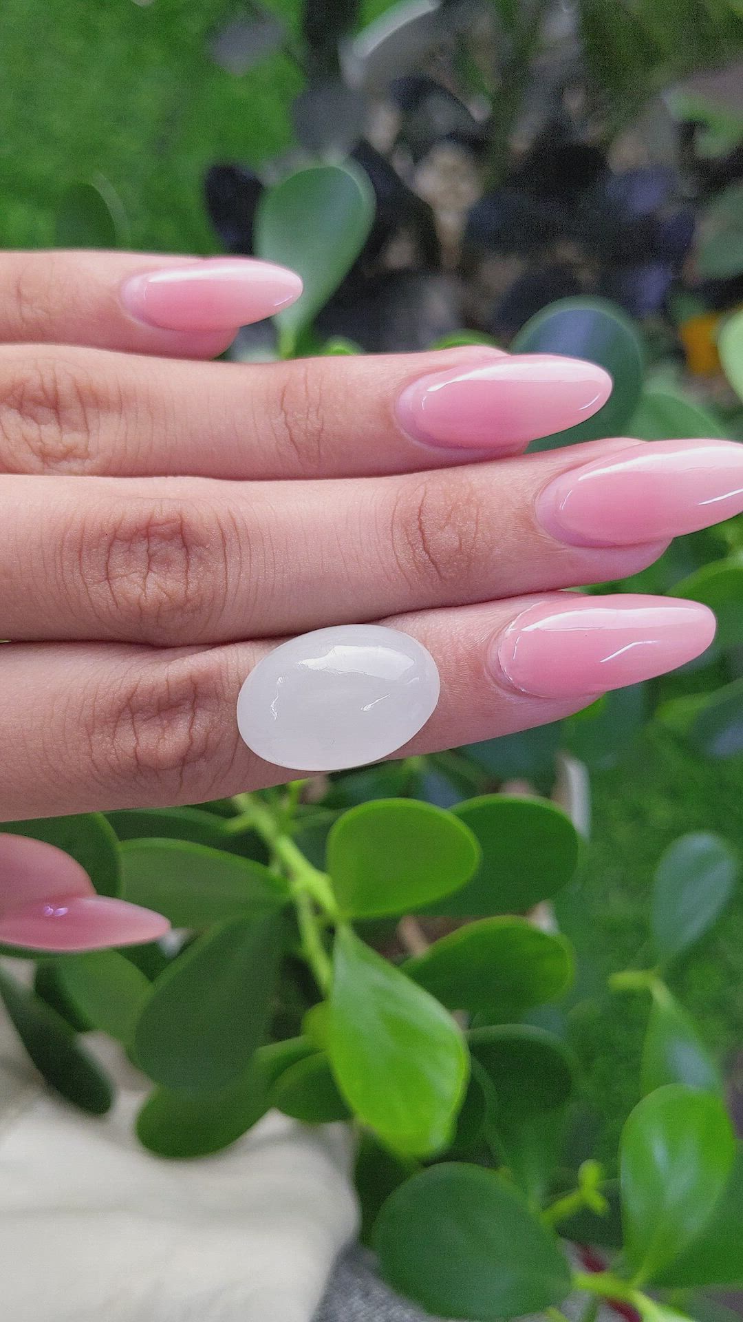 20.48 Ct. Cabochon Moonstone from Ceylon (Sri Lanka) Size Video