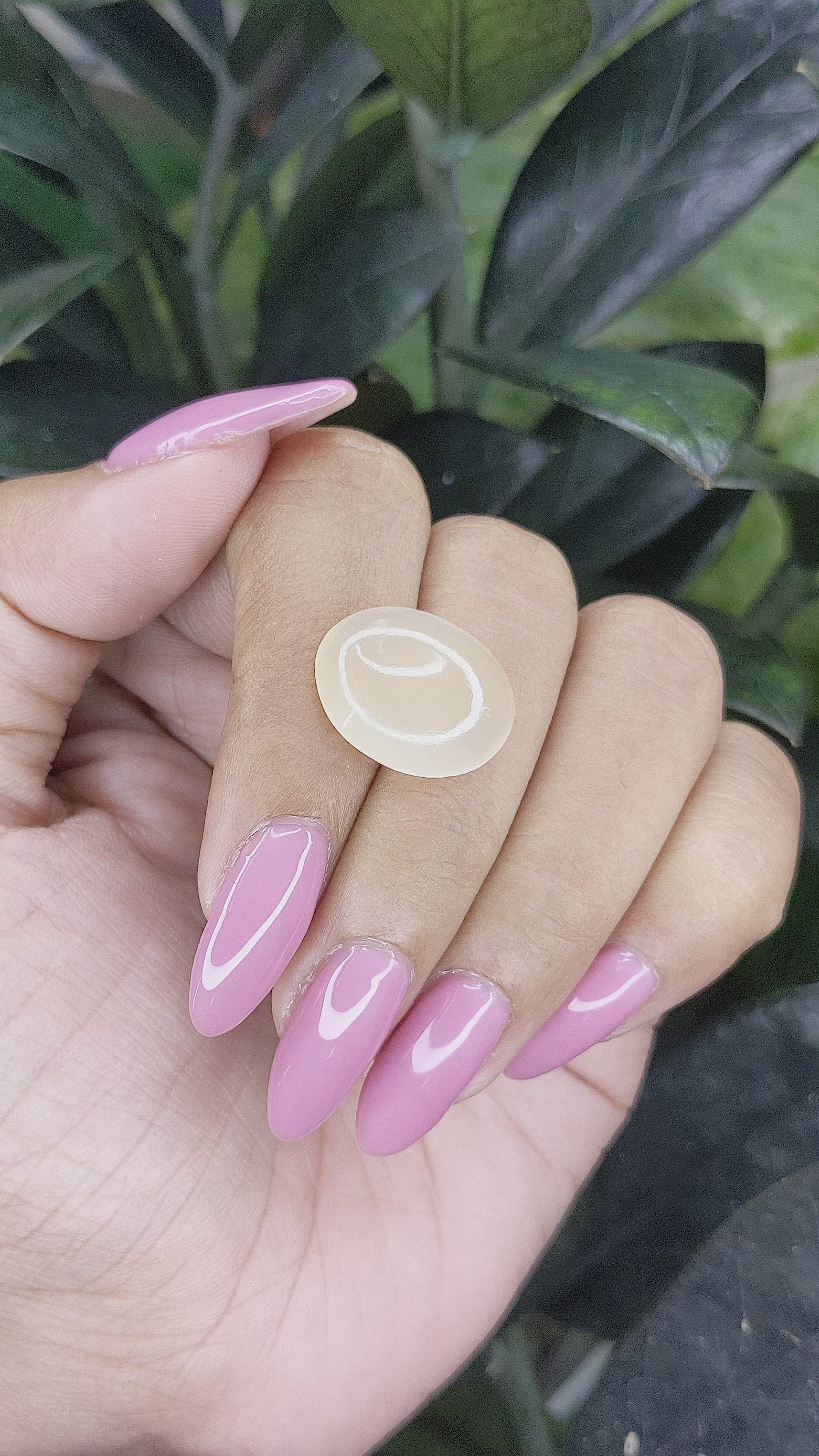10.08 Ct. Cabochon Moonstone from Ceylon (Sri Lanka) Size Video