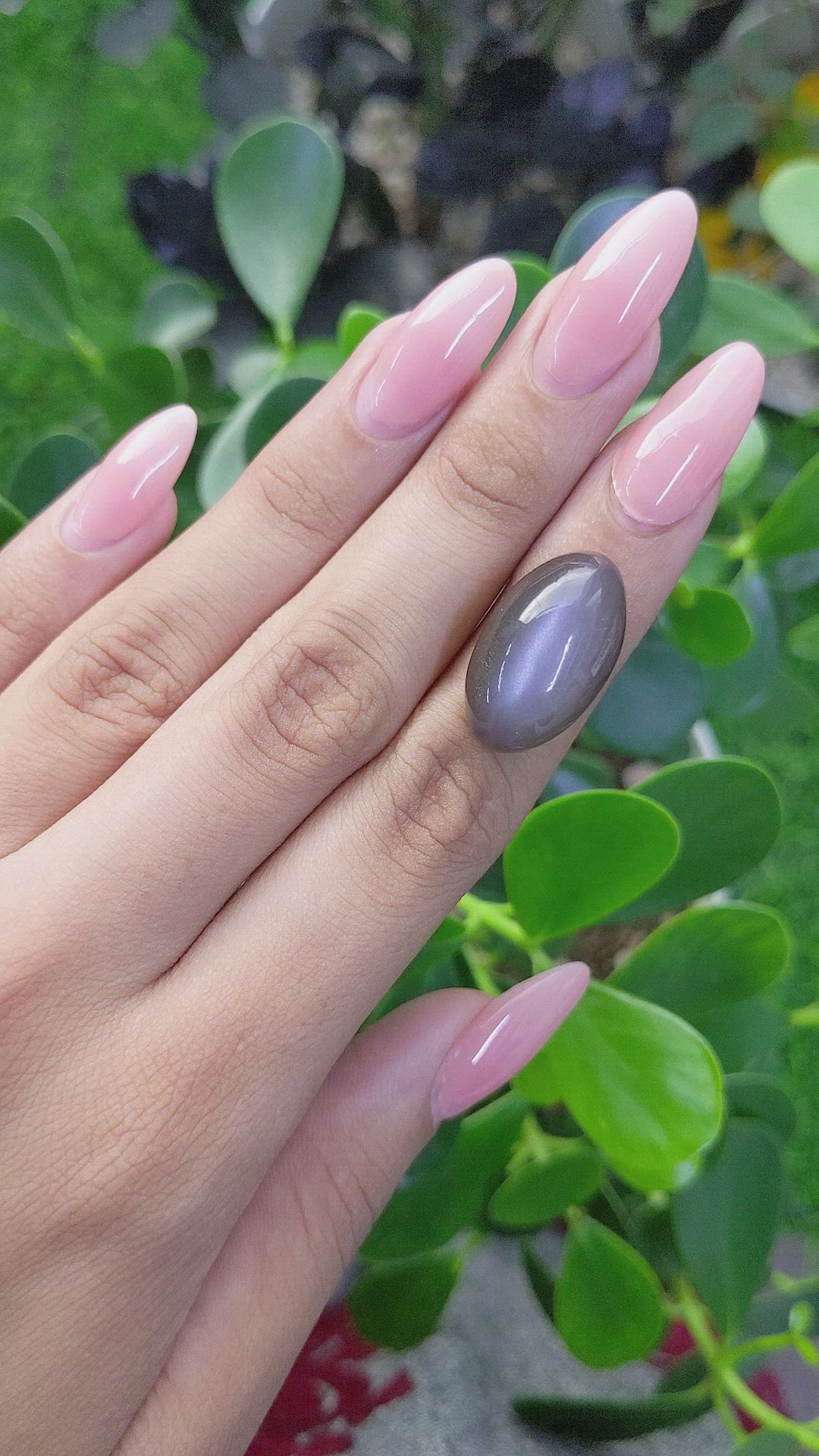 25.38 Ct. Cabochon Moonstone from Ceylon (Sri Lanka) Size Video