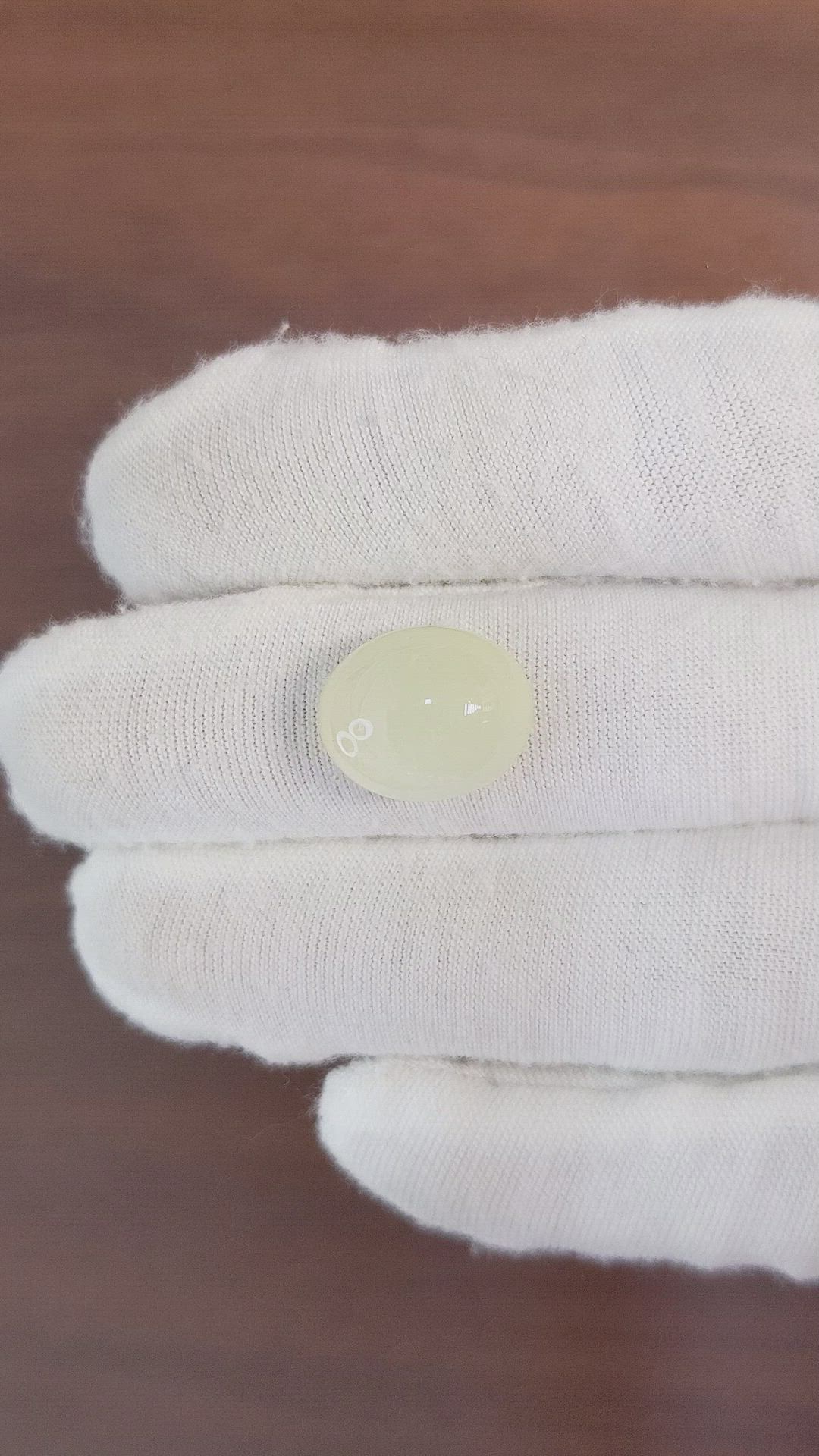 10.91 Ct. Cabochon Moonstone from Ceylon (Sri Lanka) Size Video