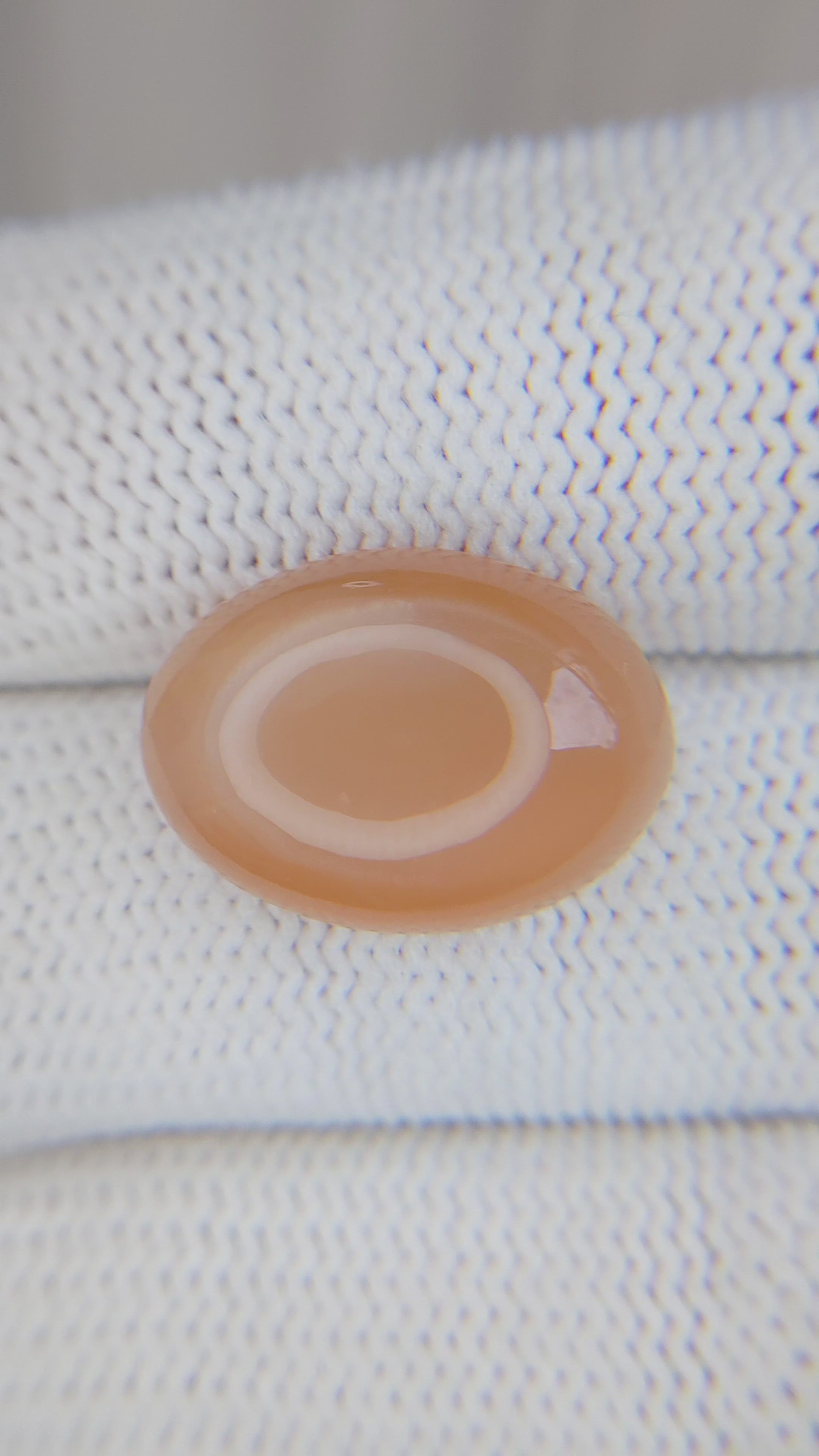 10.46 Ct. Cabochon Moonstone from Ceylon (Sri Lanka) Size Video