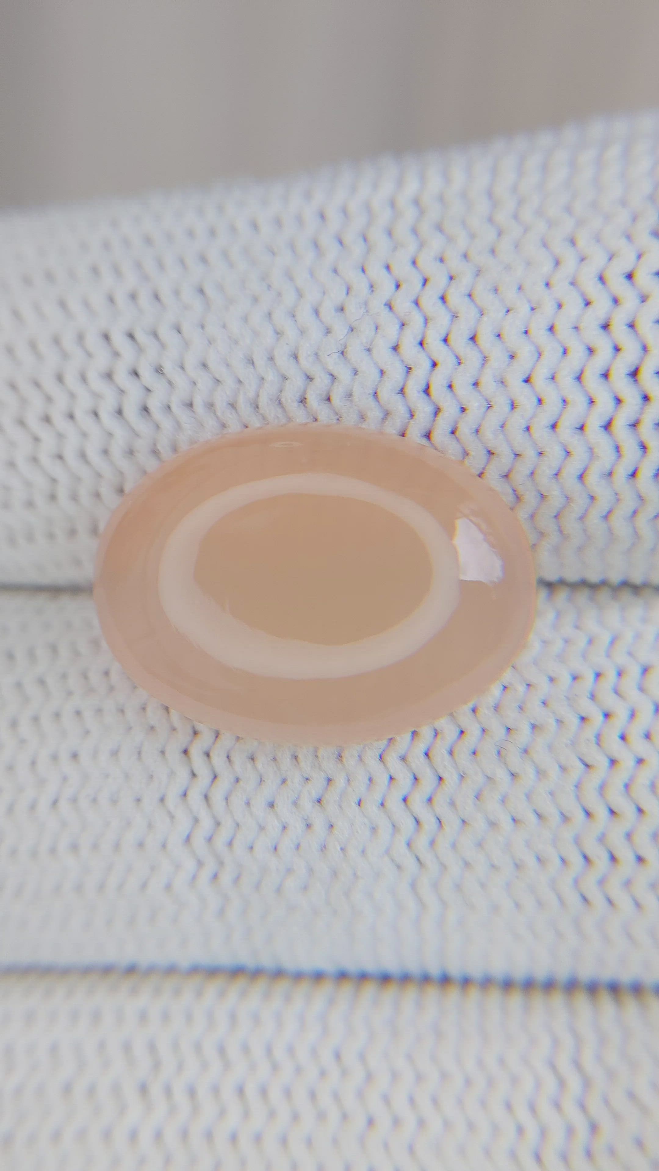 8.40 Ct. Cabochon Moonstone from Ceylon (Sri Lanka) Size Video