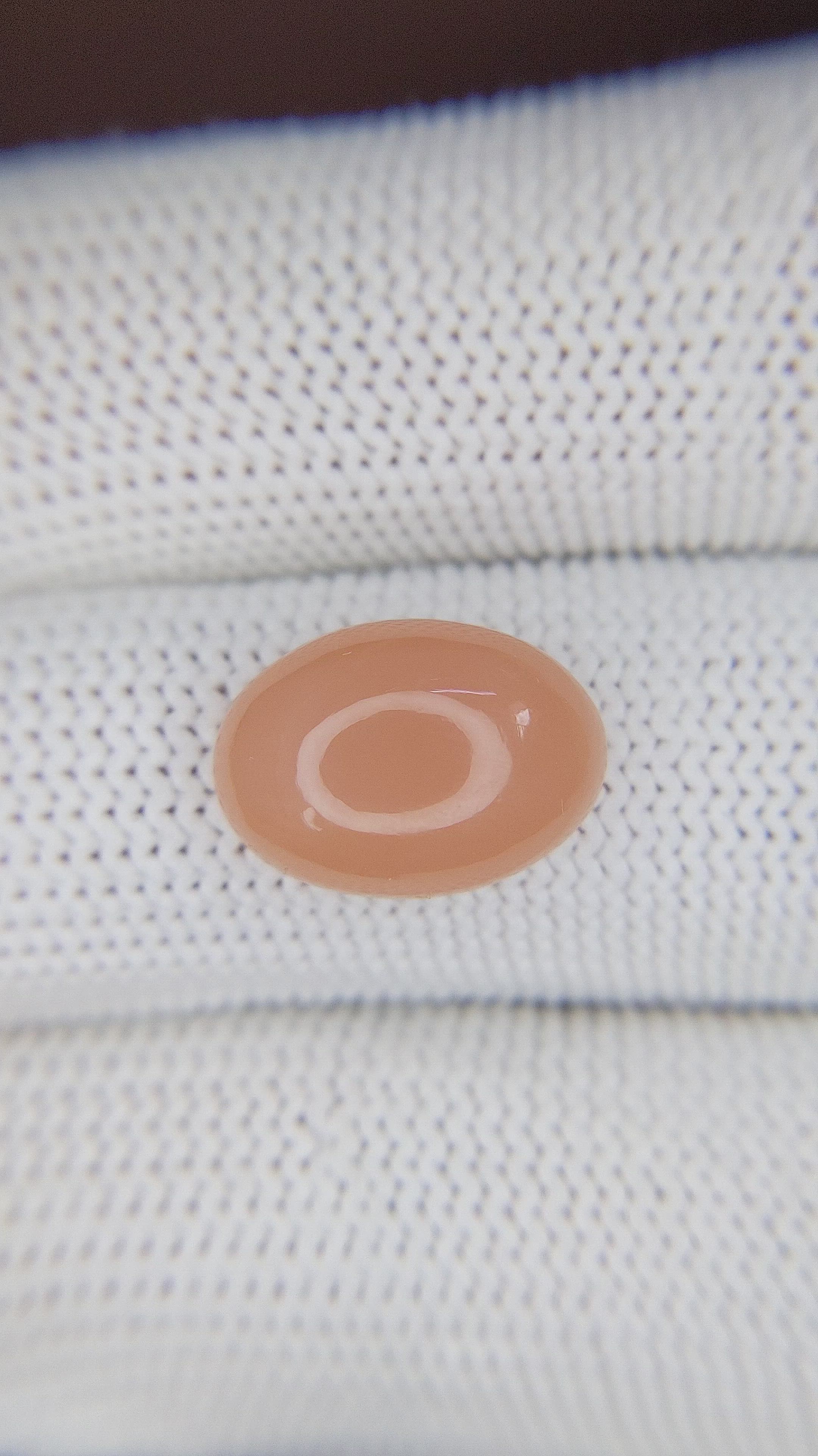 5.68 Ct. Cabochon Moonstone from Ceylon (Sri Lanka) Size Video