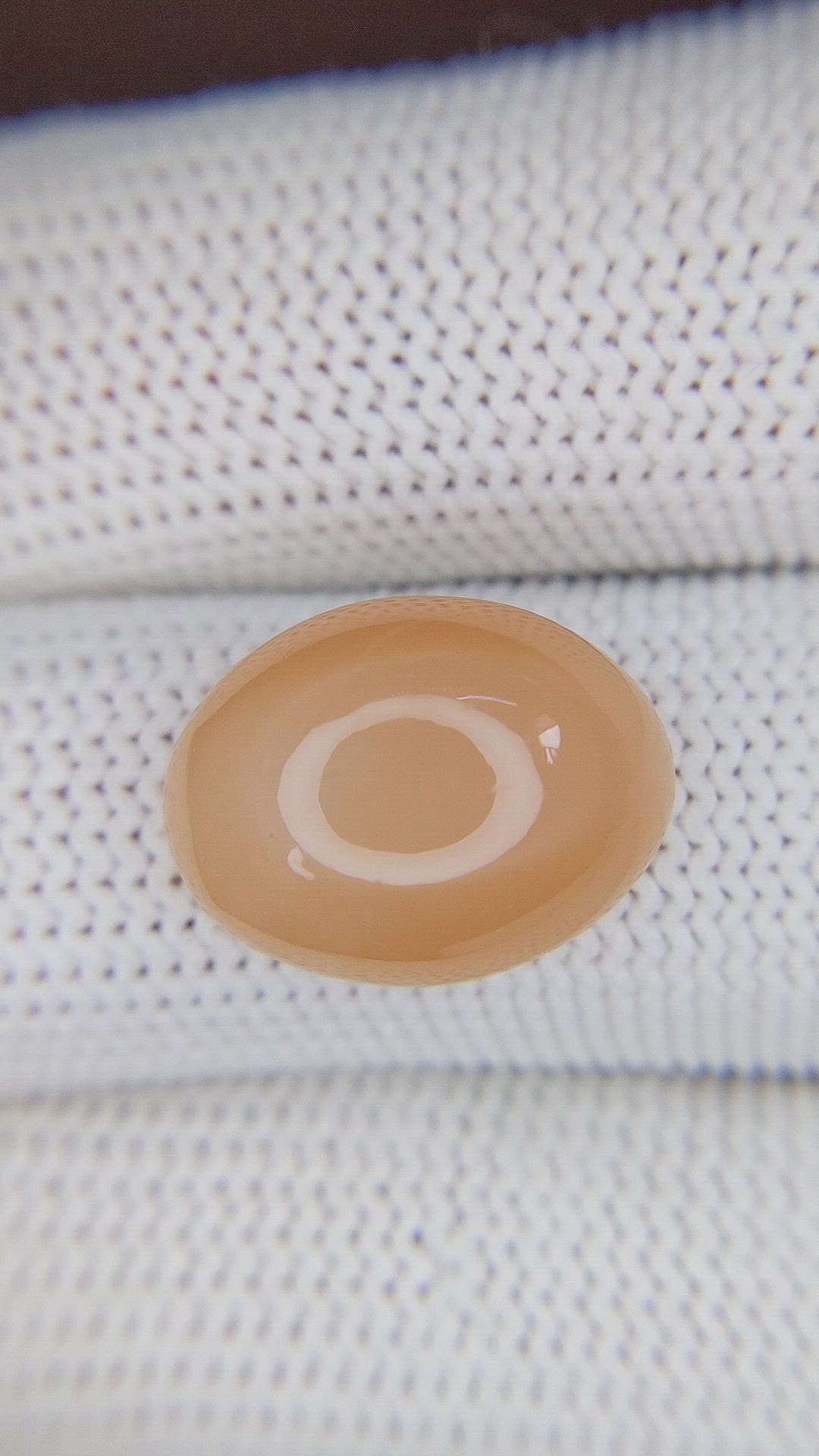 10.41 Ct. Cabochon Moonstone from Ceylon (Sri Lanka) Size Video