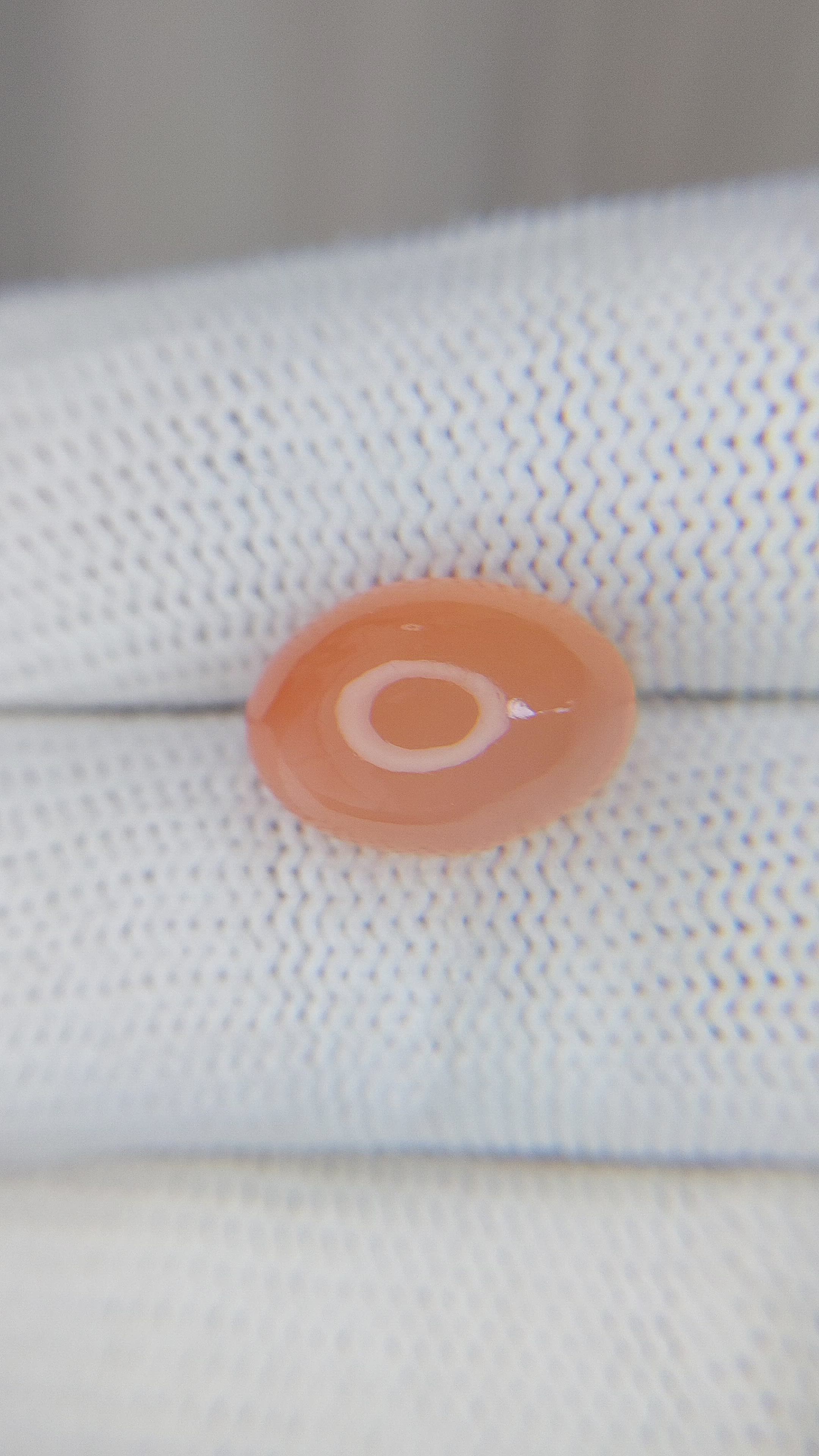 7.09 Ct. Cabochon Moonstone from Ceylon (Sri Lanka) Size Video