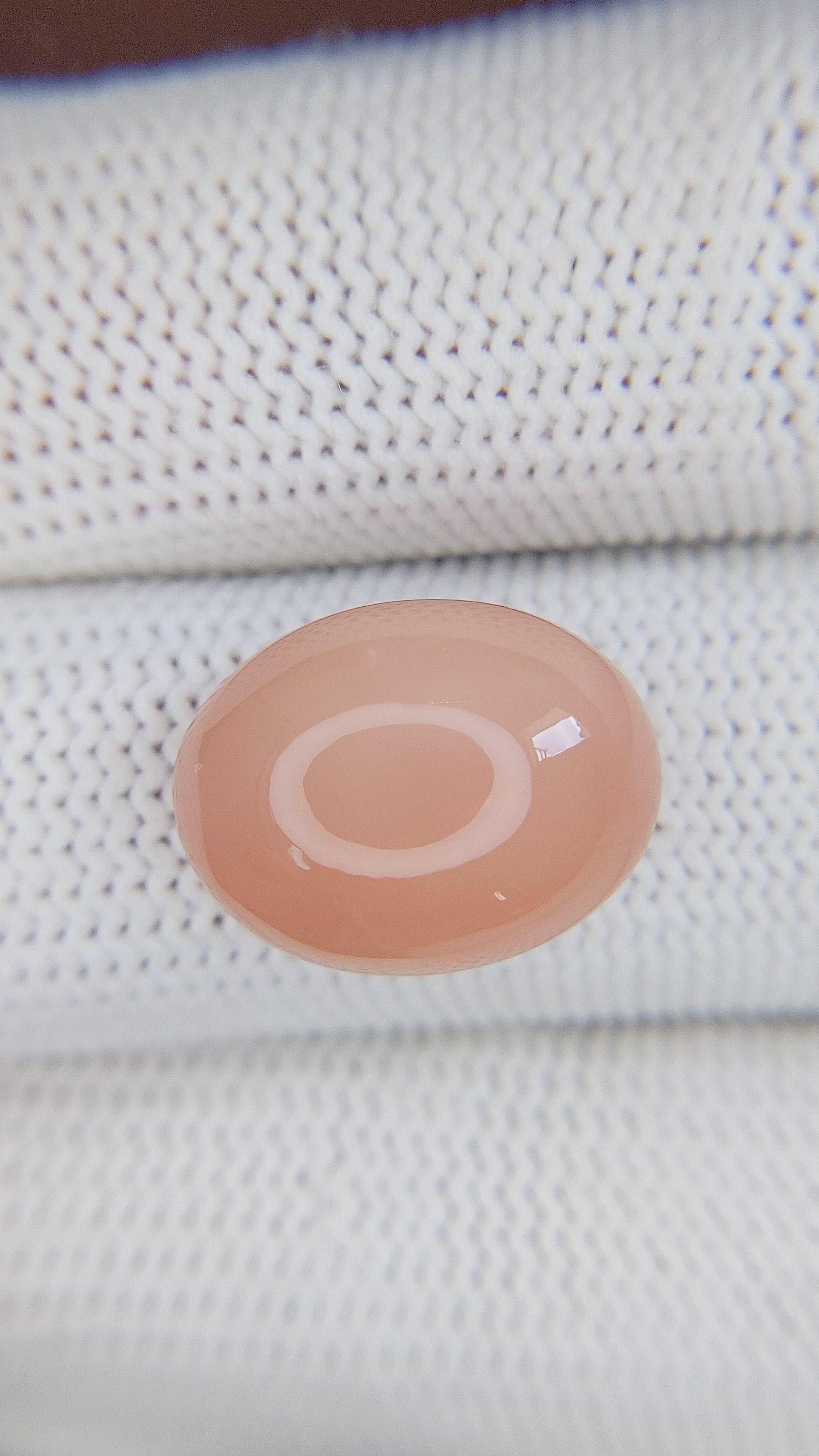 11.64 Ct. Cabochon Moonstone from Ceylon (Sri Lanka) Size Video