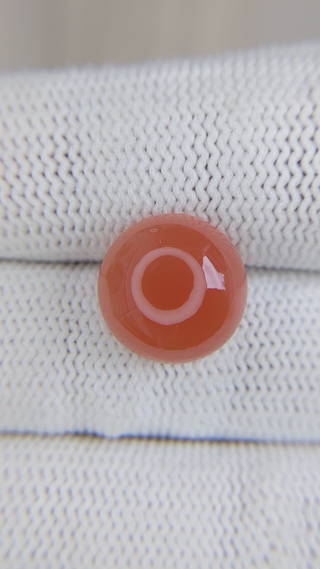 7.40 Ct. Cabochon Moonstone from Ceylon (Sri Lanka) Size Video