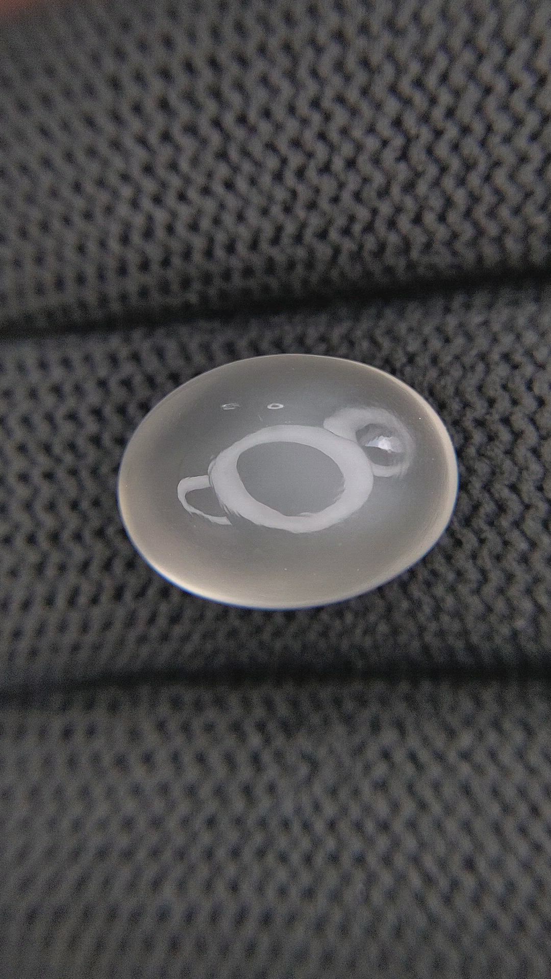 9.31 Ct. Cabochon Moonstone from Ceylon (Sri Lanka) Size Video