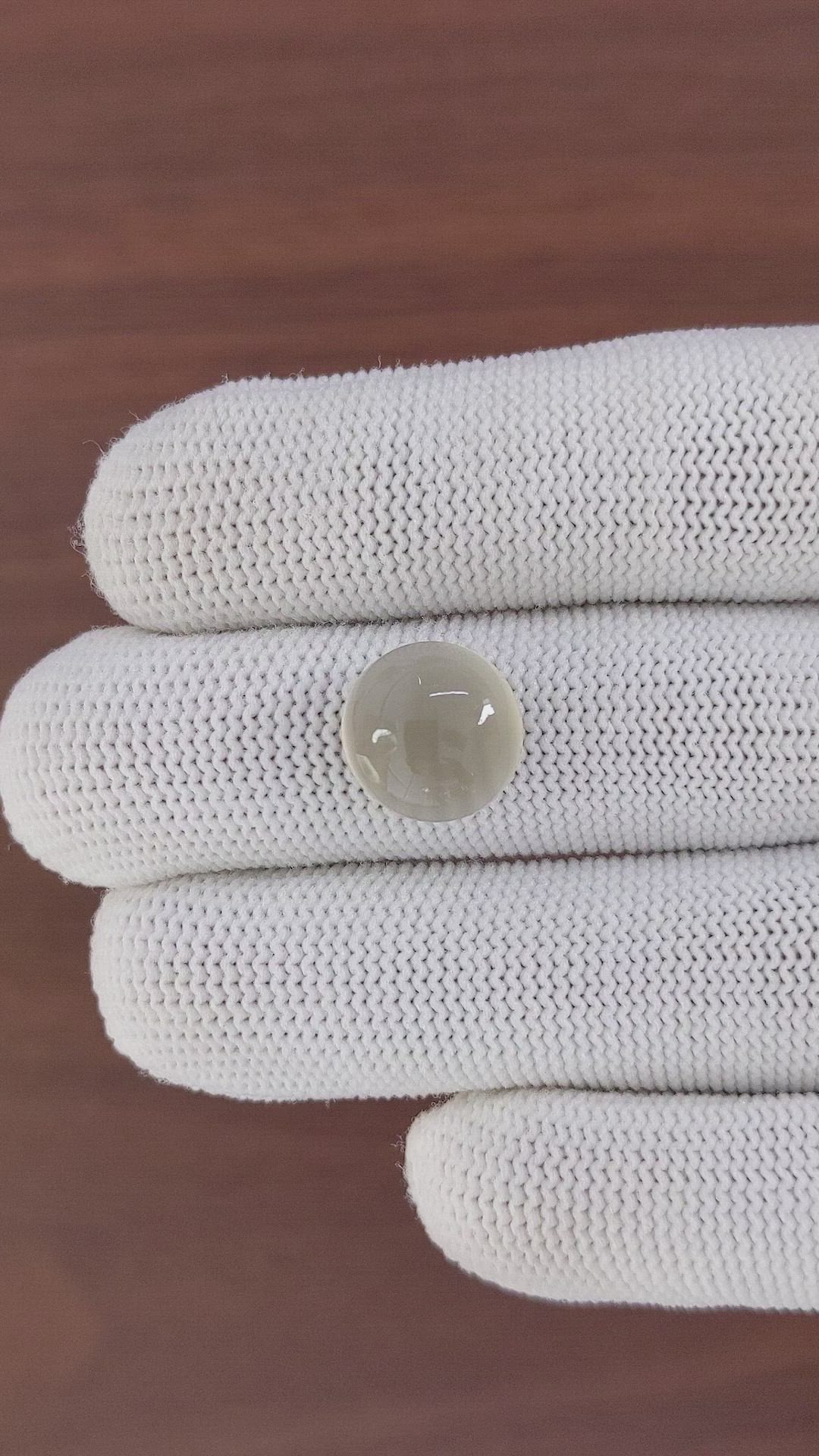 6.64 Ct. Cabochon Moonstone from Ceylon (Sri Lanka) Size Video