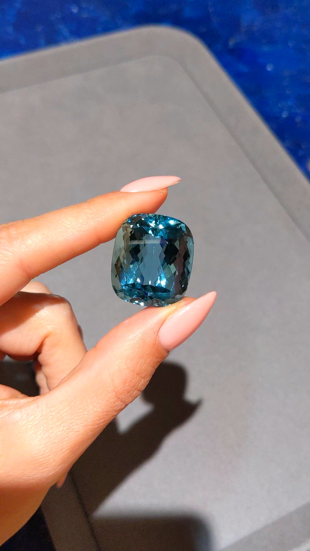 47.15 Ct. Aquamarine from Brazil Size Video