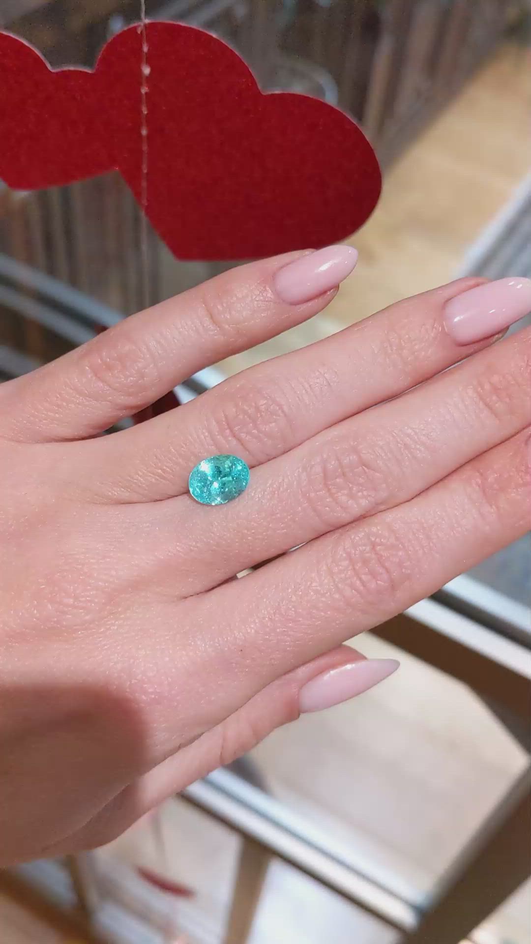 2.13 Ct. Paraiba Tourmaline from Mozambique Size Video