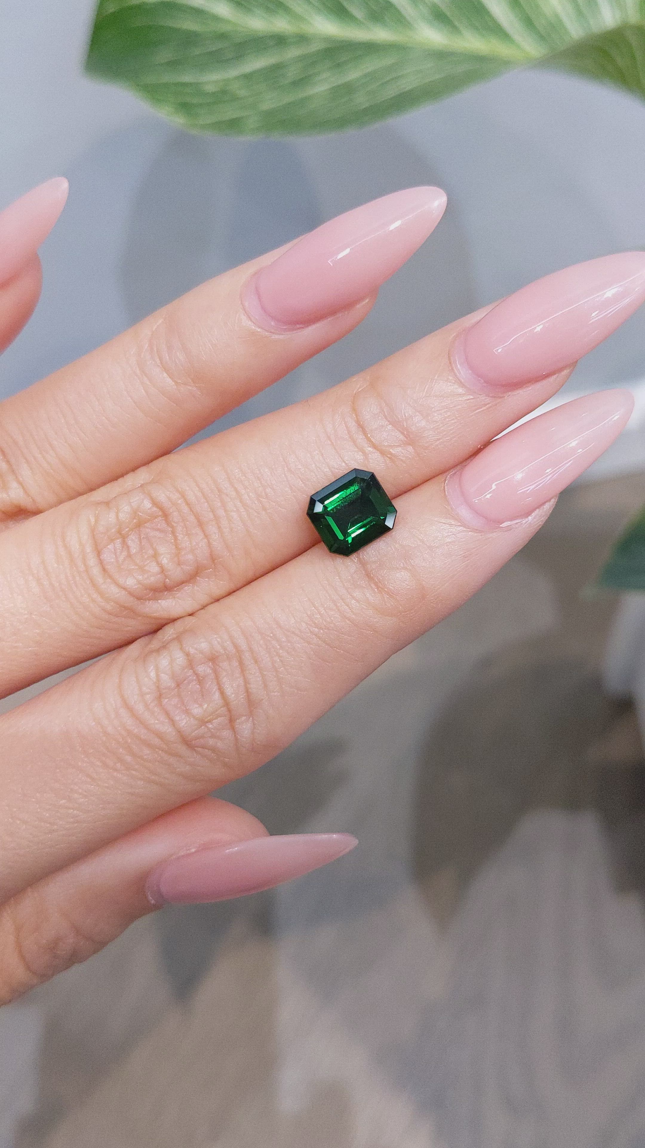 2.07 Ct. Chrome Tourmaline from Mozambique Size Video