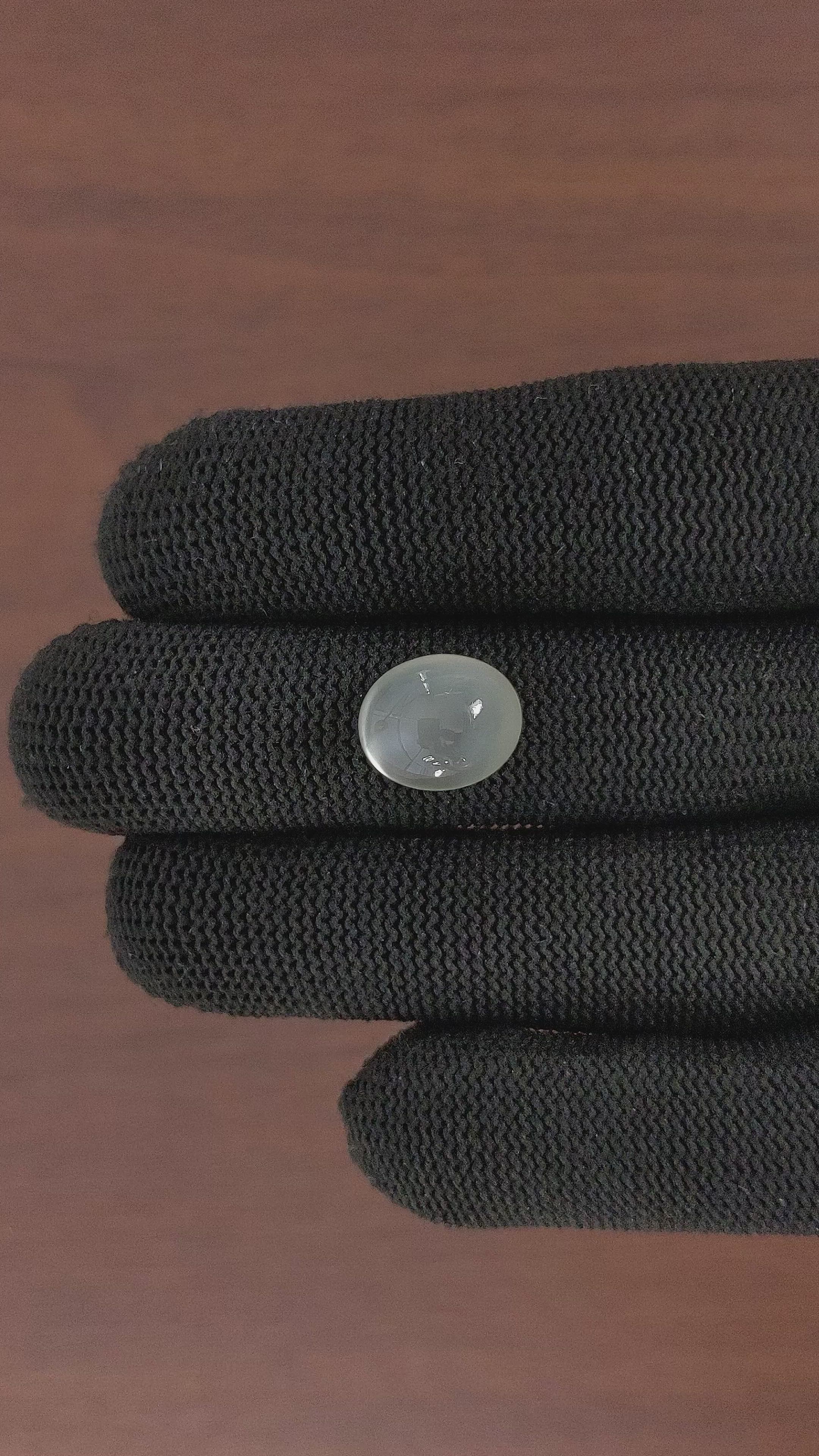 6.84 Ct. Cabochon Moonstone from Ceylon (Sri Lanka) Size Video