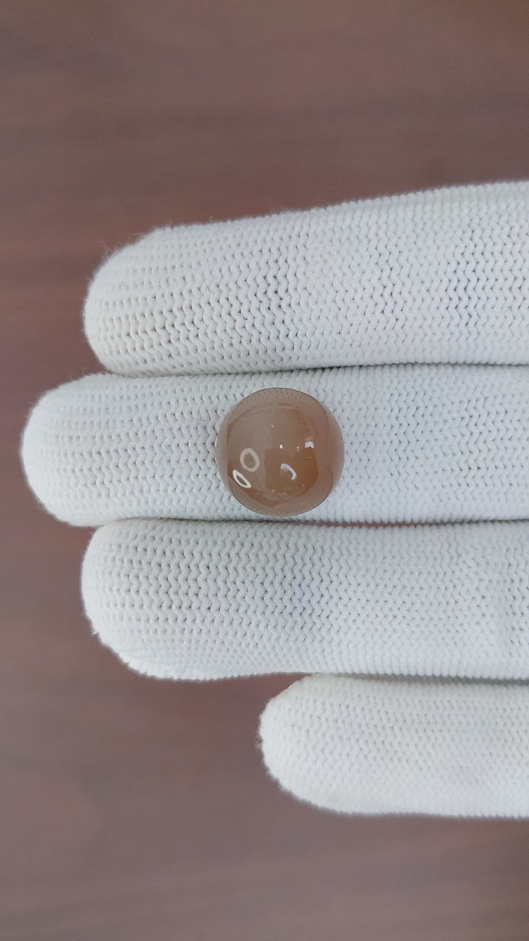 15.75 Ct. Cabochon Moonstone from Ceylon (Sri Lanka) Size Video