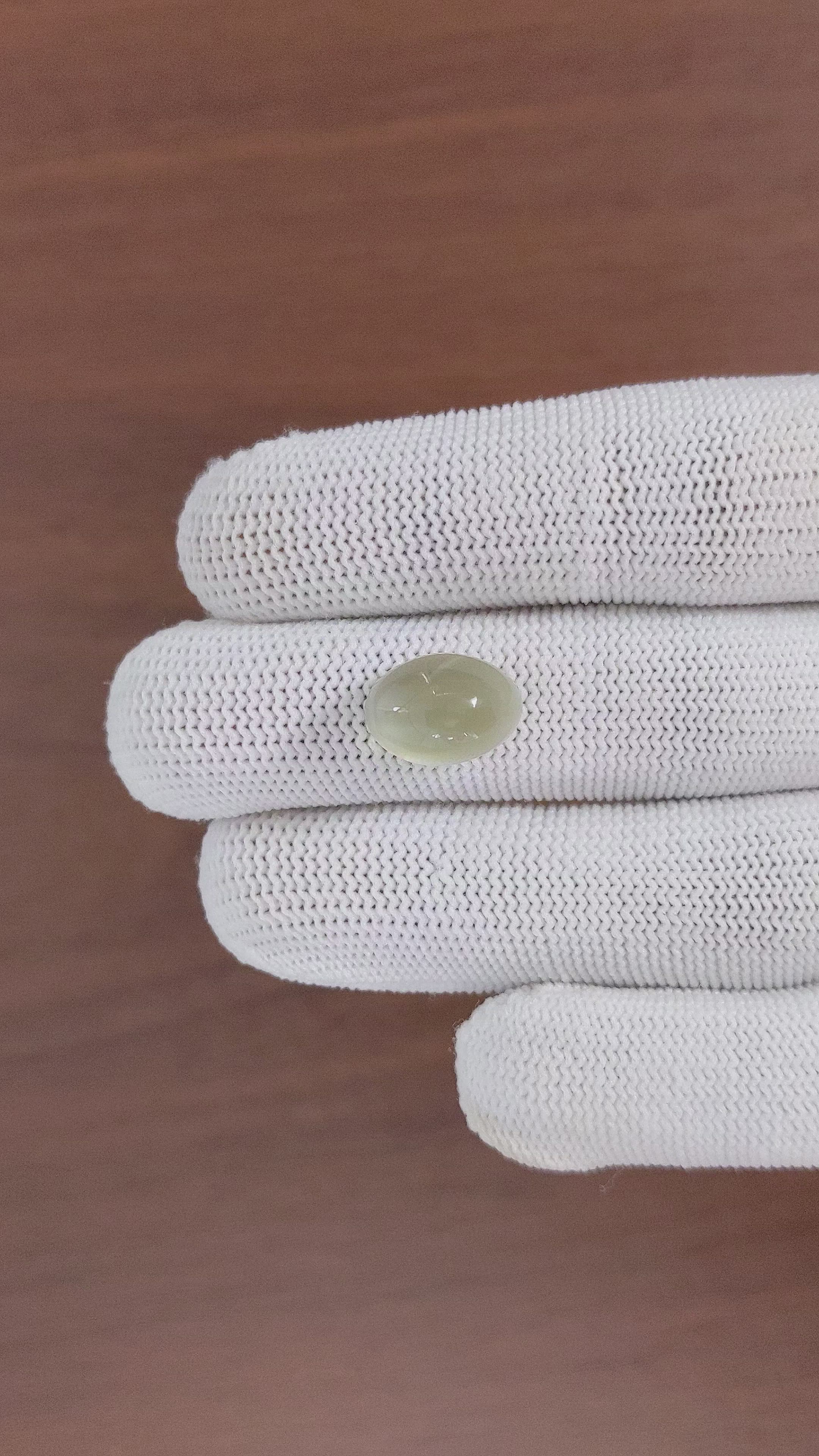 7.45 Ct. Cabochon Moonstone from Ceylon (Sri Lanka) Size Video
