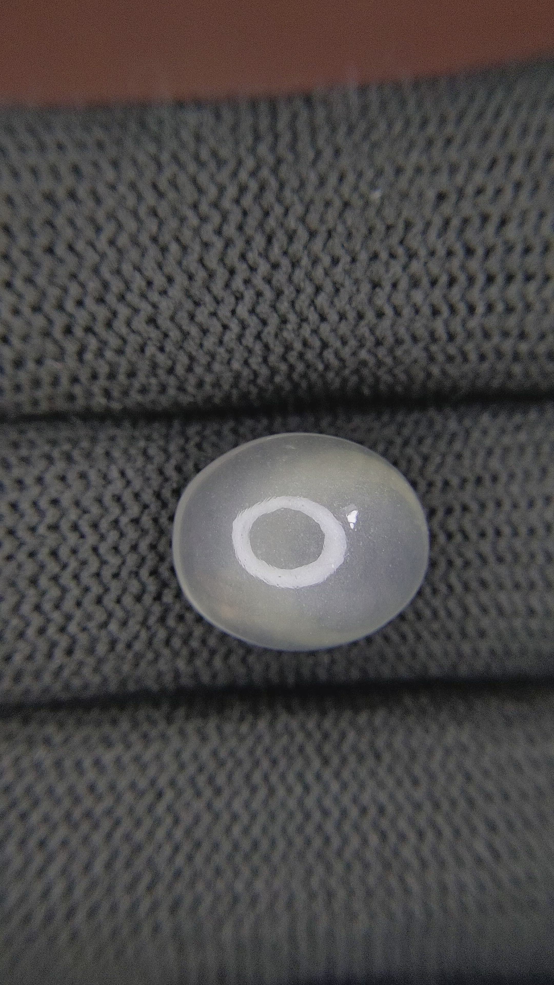 8.36 Ct. Cabochon Moonstone from Ceylon (Sri Lanka) Size Video