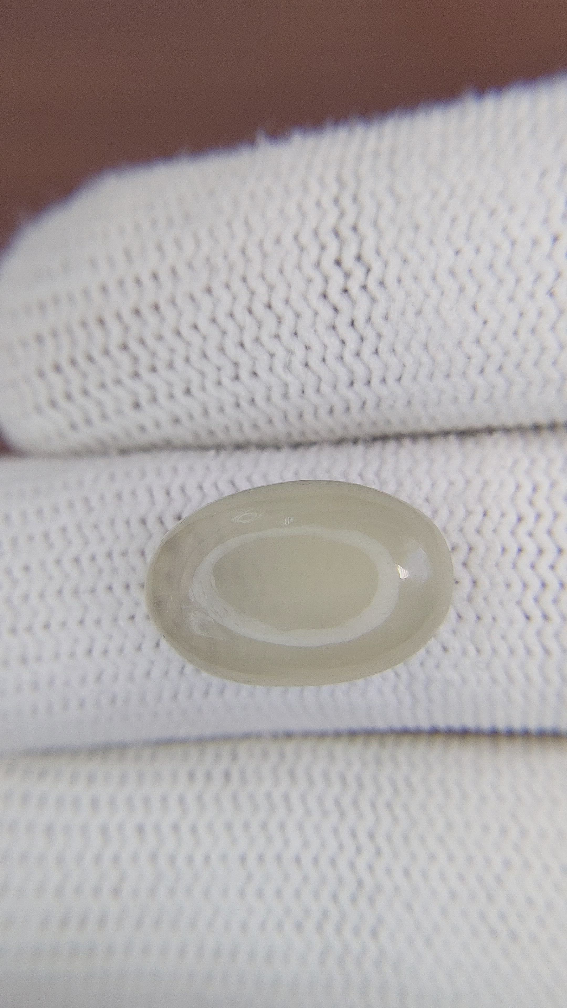 7.45 Ct. Cabochon Moonstone from Ceylon (Sri Lanka) Size Video